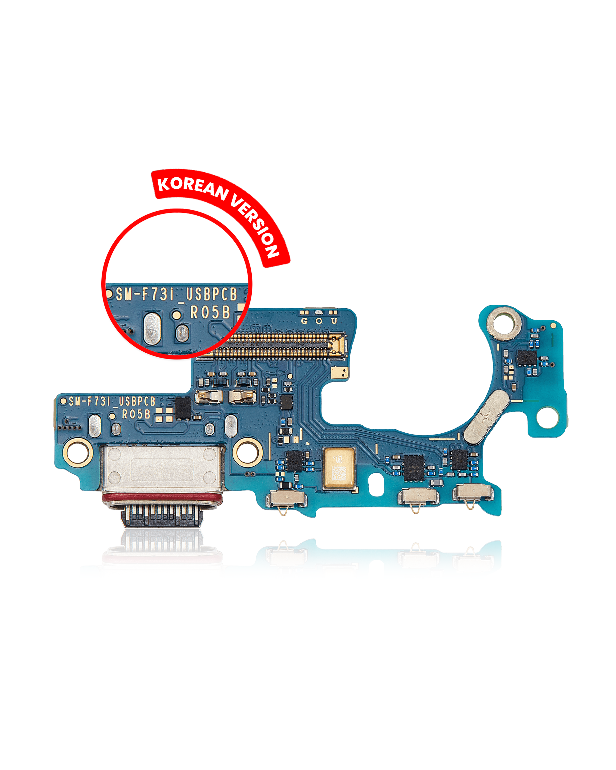 Charging Port Board Compatible For Samsung Galaxy Z Flip 5 (F731N) (Korean Version) (Premium)
