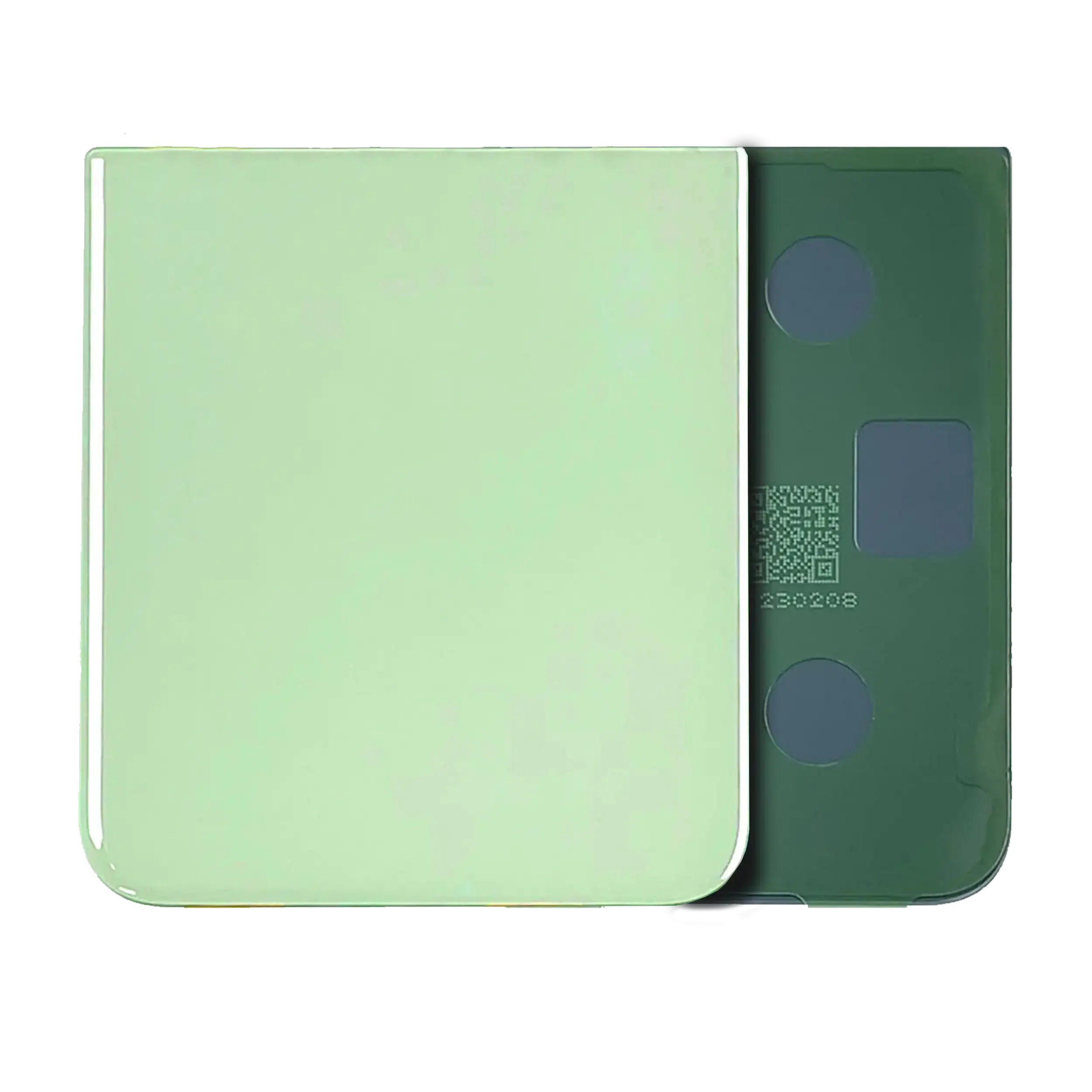 Bottom Back Cover Glass Compatible For Samsung Galaxy Z Flip 5 (Service Pack) (Green)