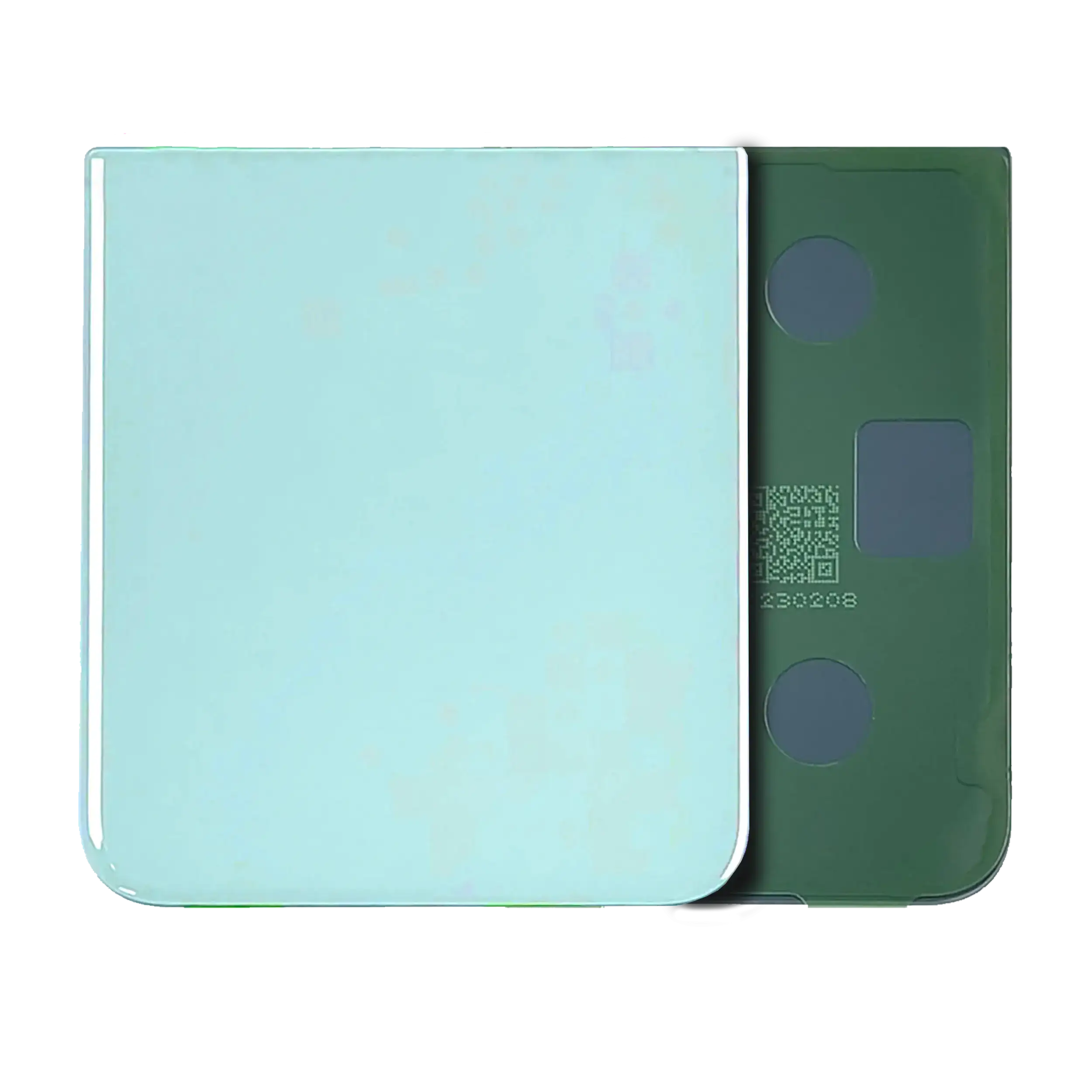 Bottom Back Cover Glass Compatible For Samsung Galaxy Z Flip 5 (Service Pack) (Blue)