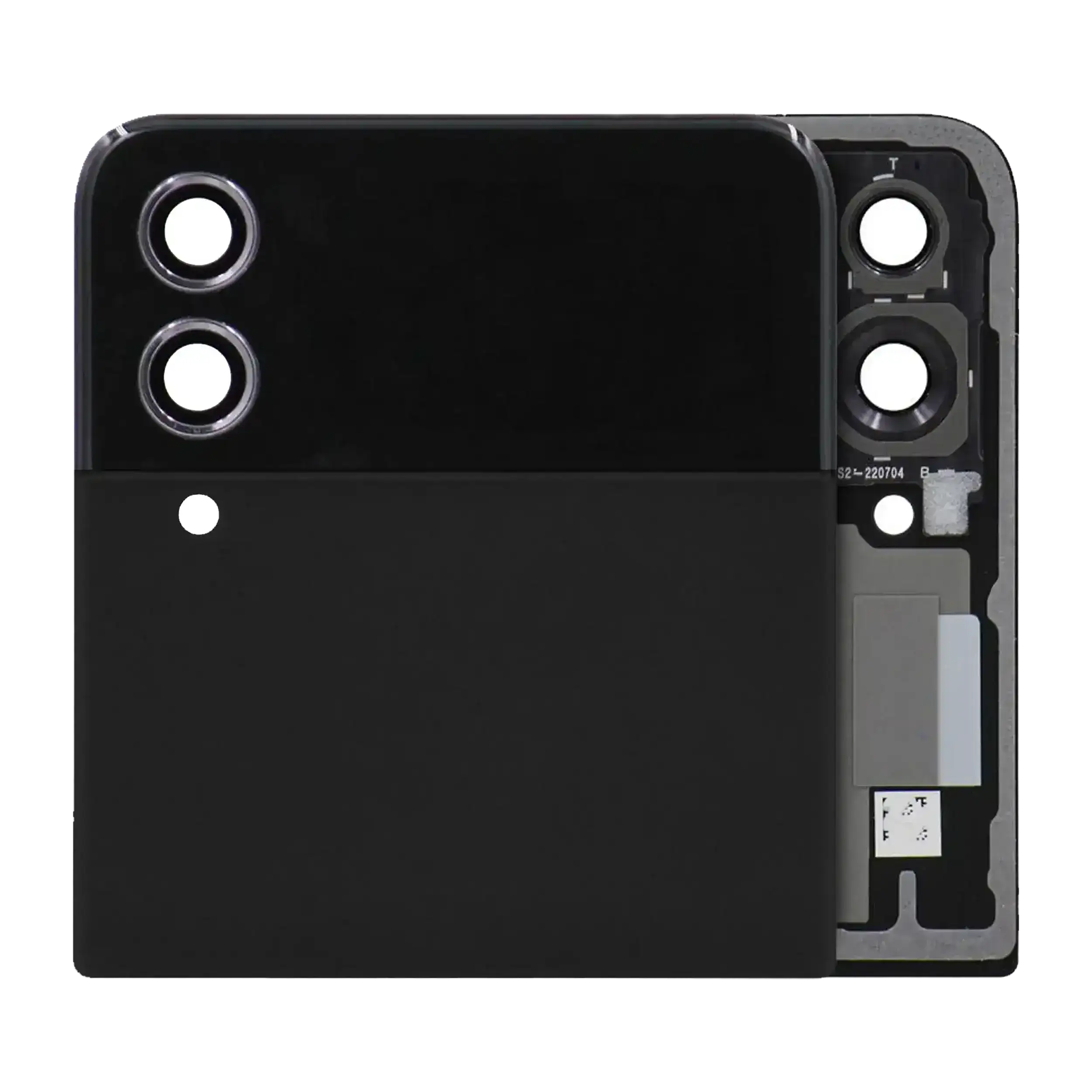 Outer Oled Assembly Compatible For Samsung Galaxy Z Flip 4 5G (Us & International) (Used  Pull: Grade A) (Black)