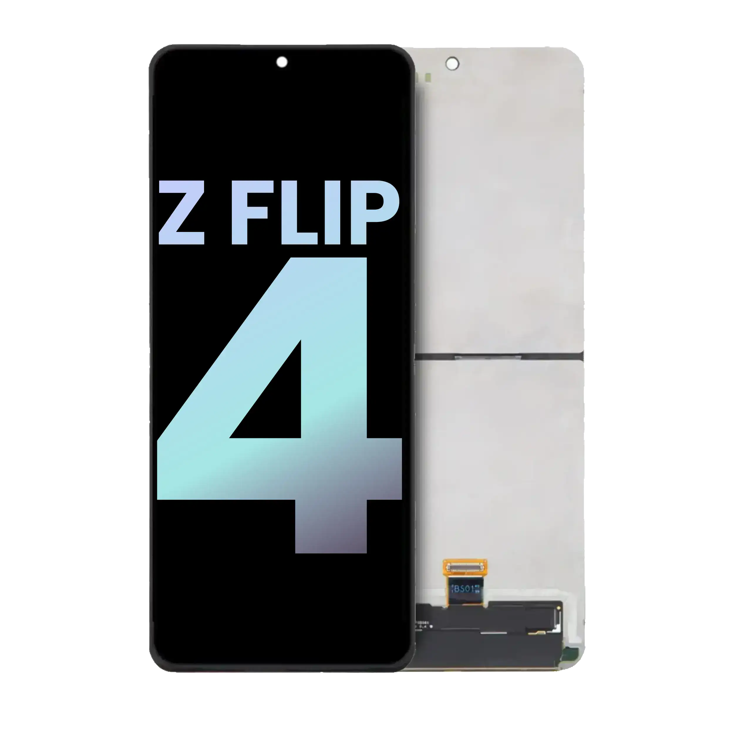 Inner Oled Assembly Without Frame Compatible For Samsung Galaxy Z Flip 4 5G (Us & International) (Service Pack) (All Colors)