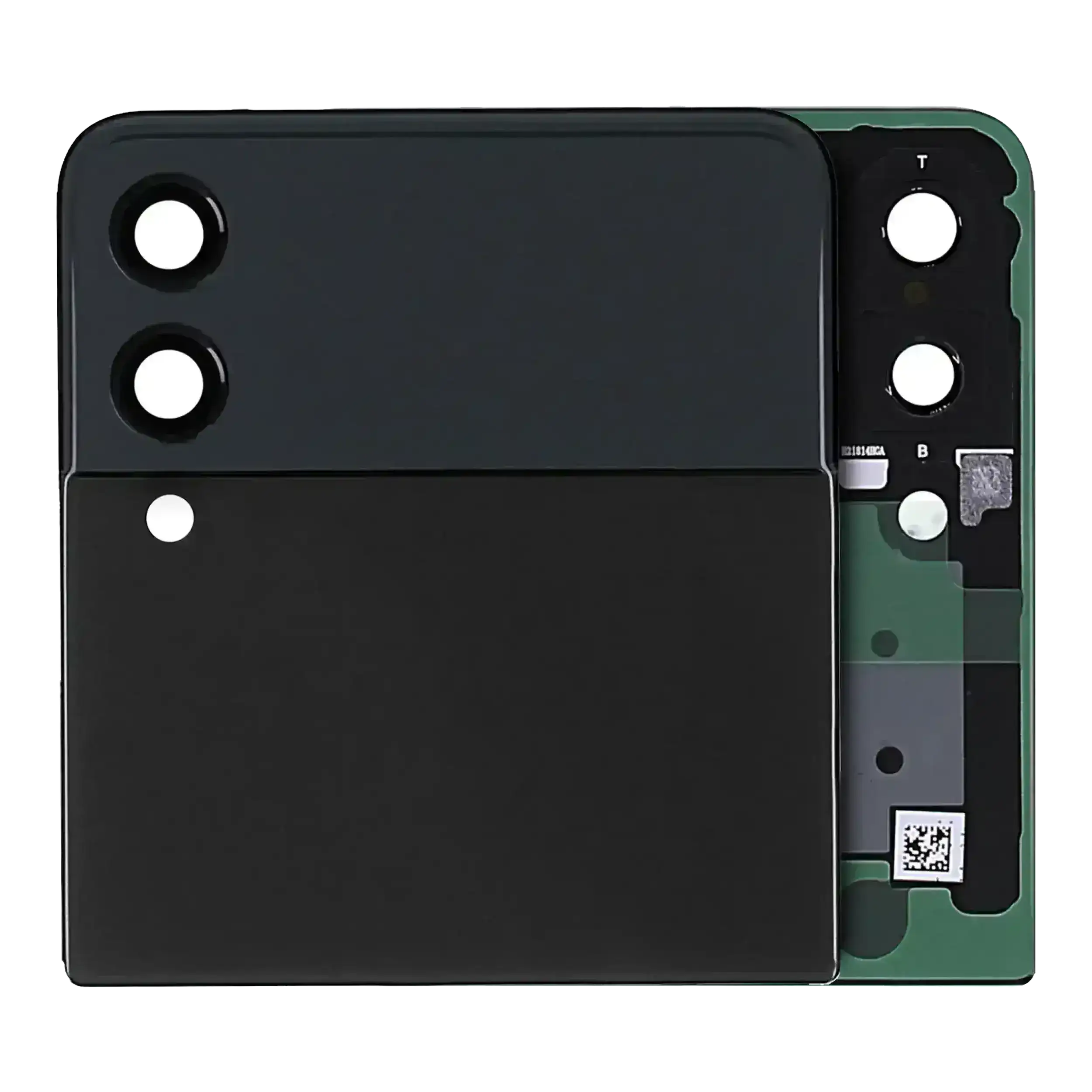 Outer Oled Assembly Compatible For Samsung Galaxy Z Flip 3 5G (Us & International) (Service Pack) (Phantom Black)