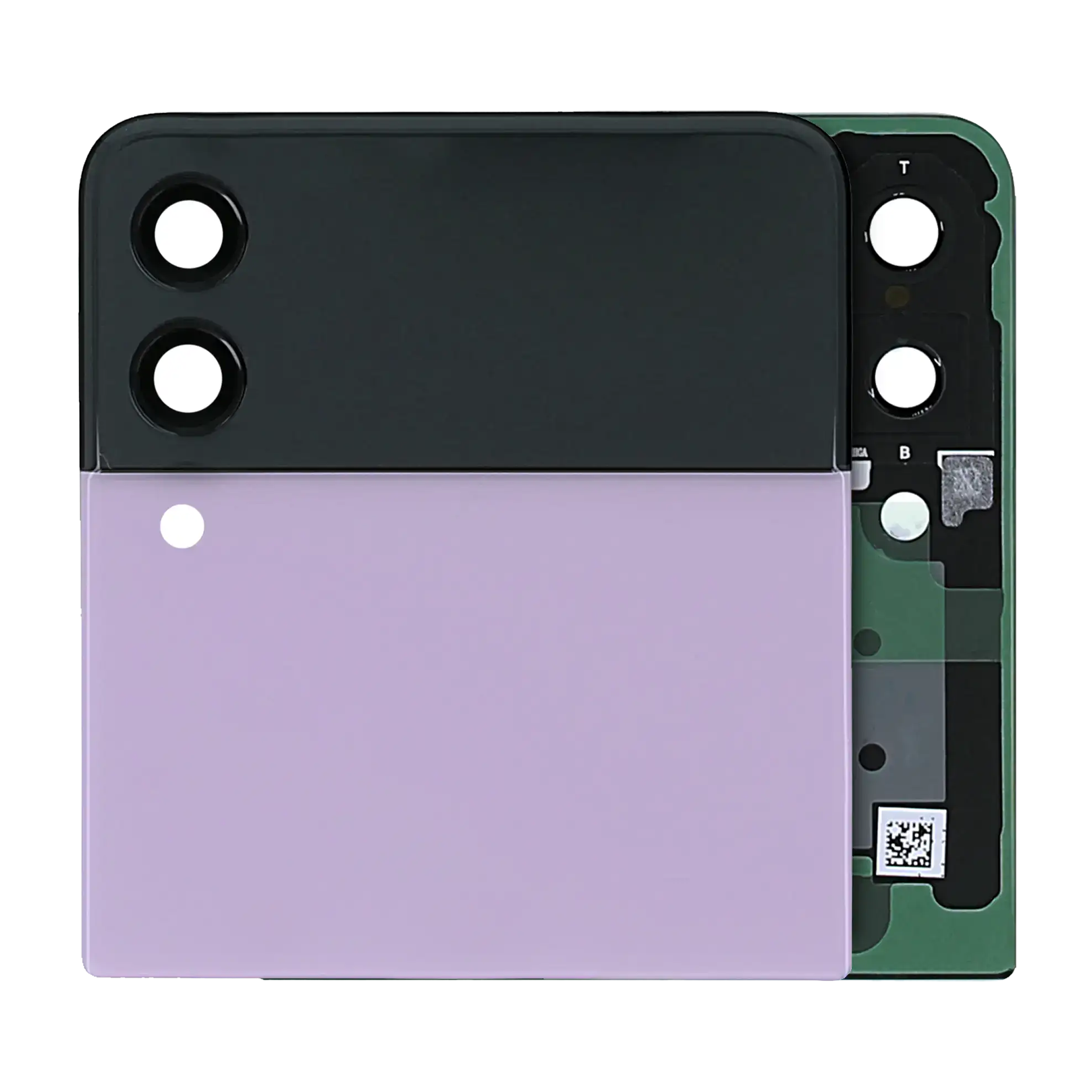 Outer Oled Assembly Compatible For Samsung Galaxy Z Flip 3 5G (Us & International) (Service Pack) (Lavender)