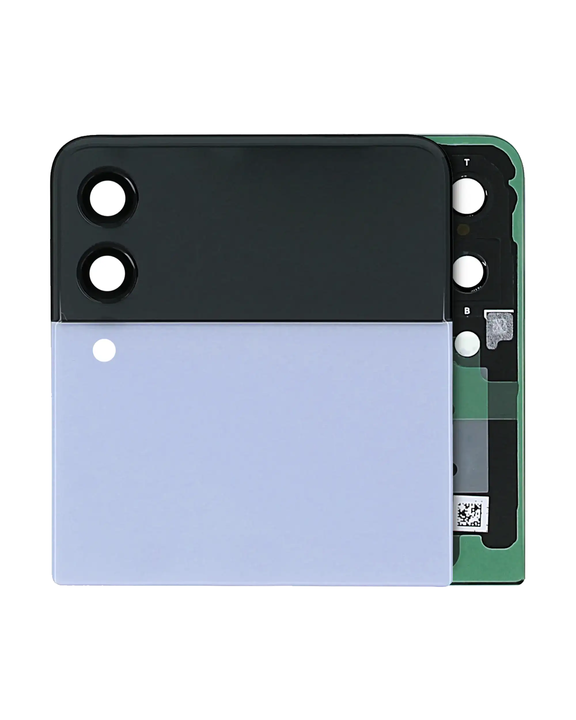 Outer Oled Assembly Compatible For Samsung Galaxy Z Flip 3 5G (Us & International) (Service Pack) (Blue)