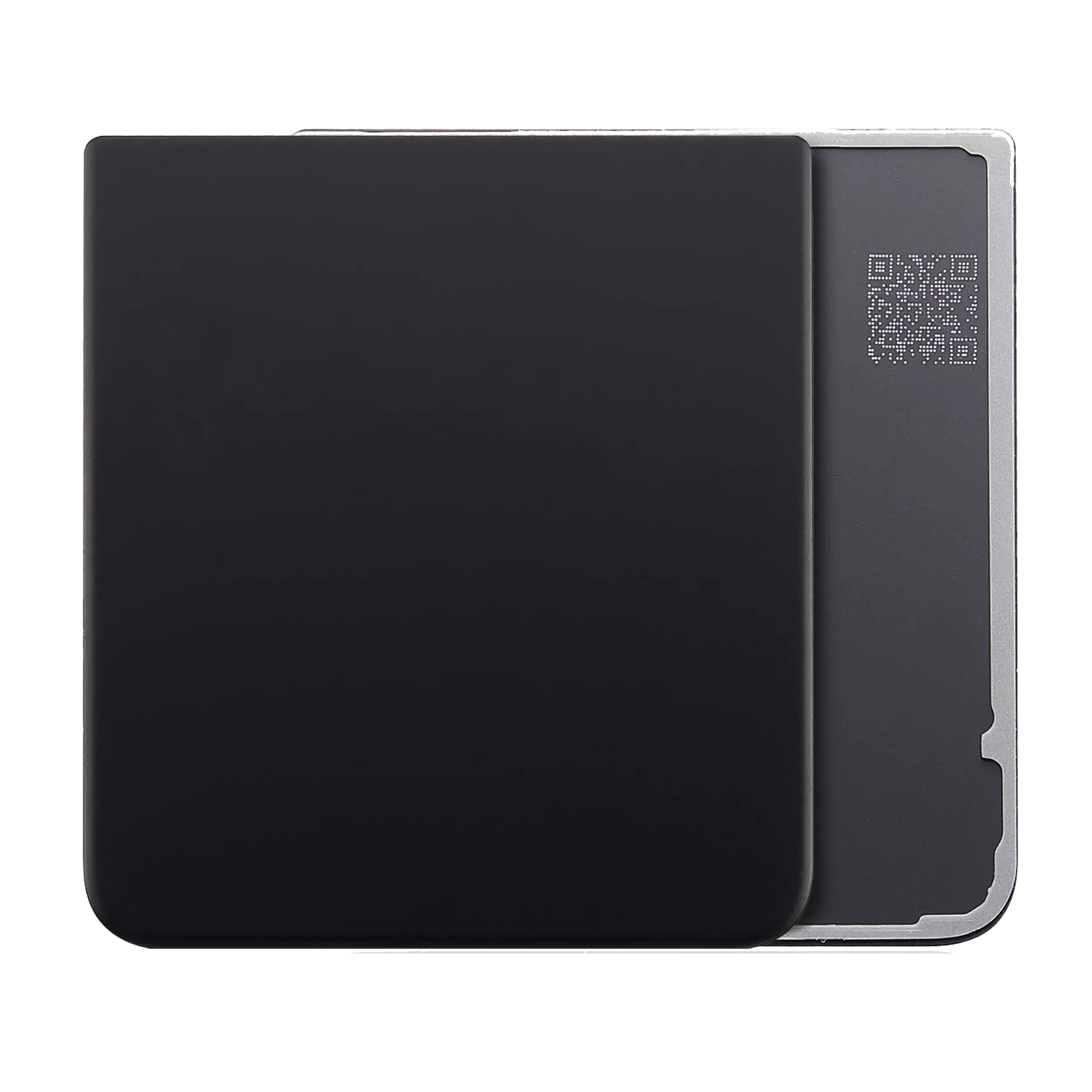 Bottom Back Cover Glass Compatible For Samsung Galaxy Z Flip 3 5G (Service Pack) (Phantom Black)