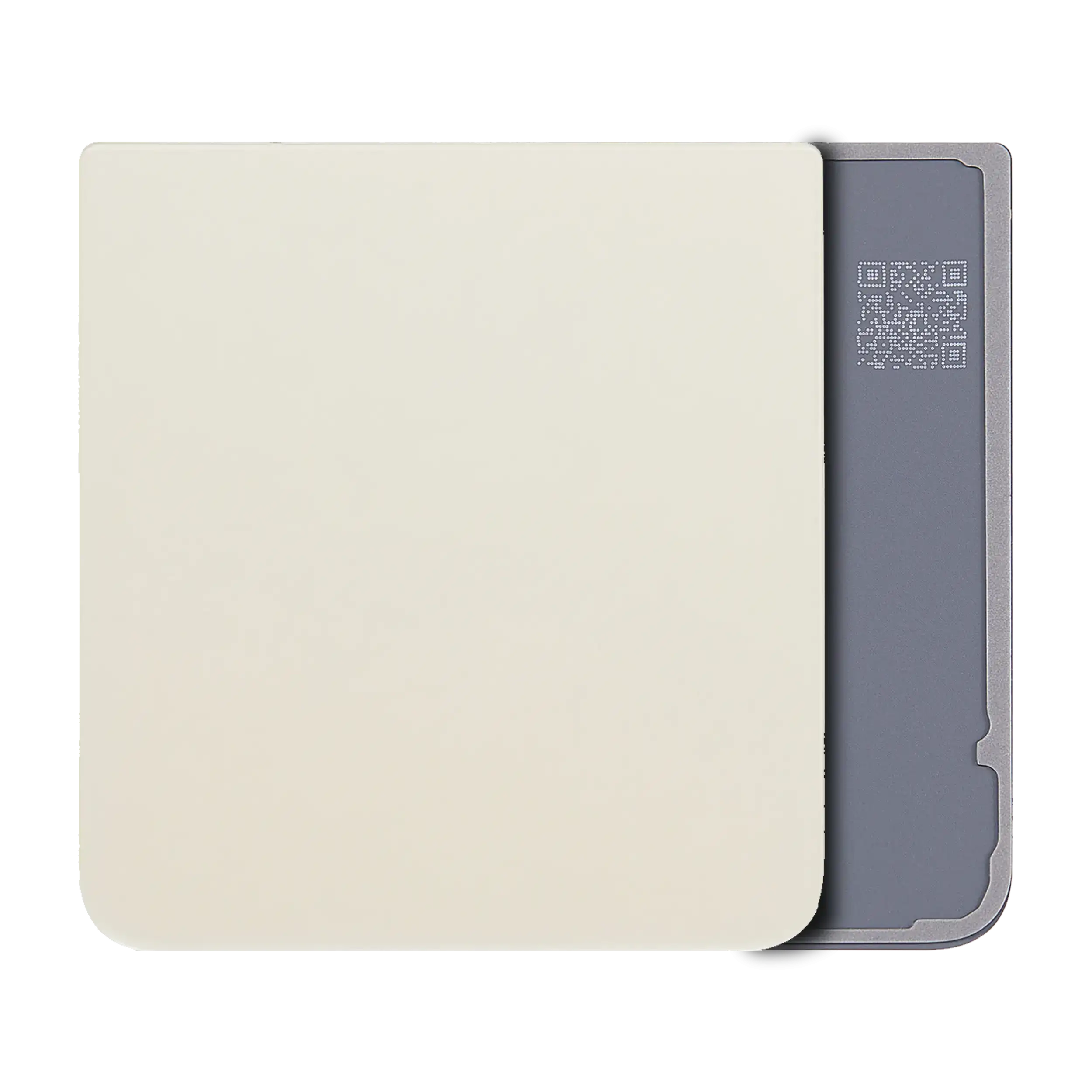 Bottom Back Cover Glass Compatible For Samsung Galaxy Z Flip 3 5G (Service Pack) (Cream)