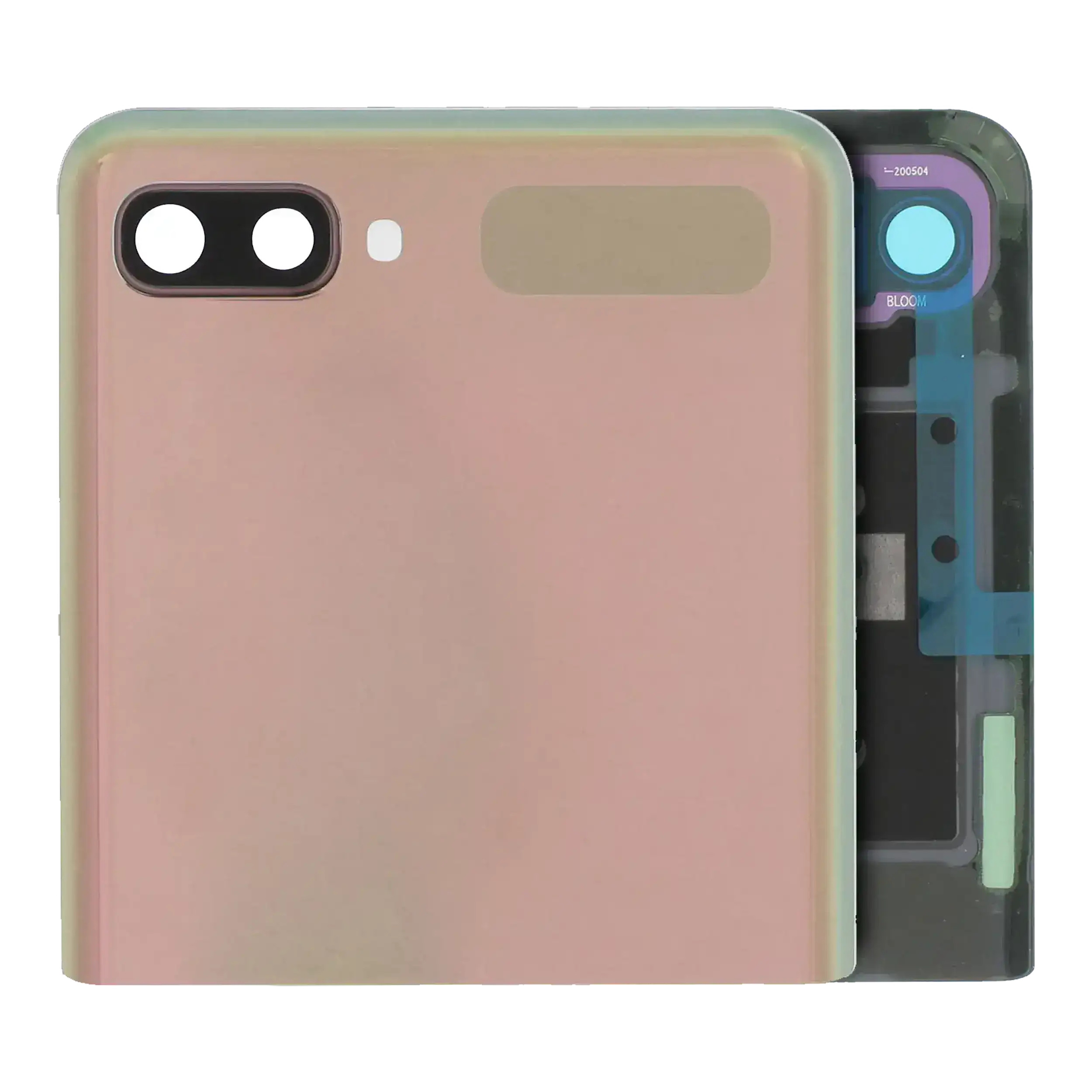 Outer Oled Assembly With Frame Compatible For Samsung Galaxy Z Flip 4G (F700) / Z Flip 5G (F707) (Service Pack) (Mystic Bronze)