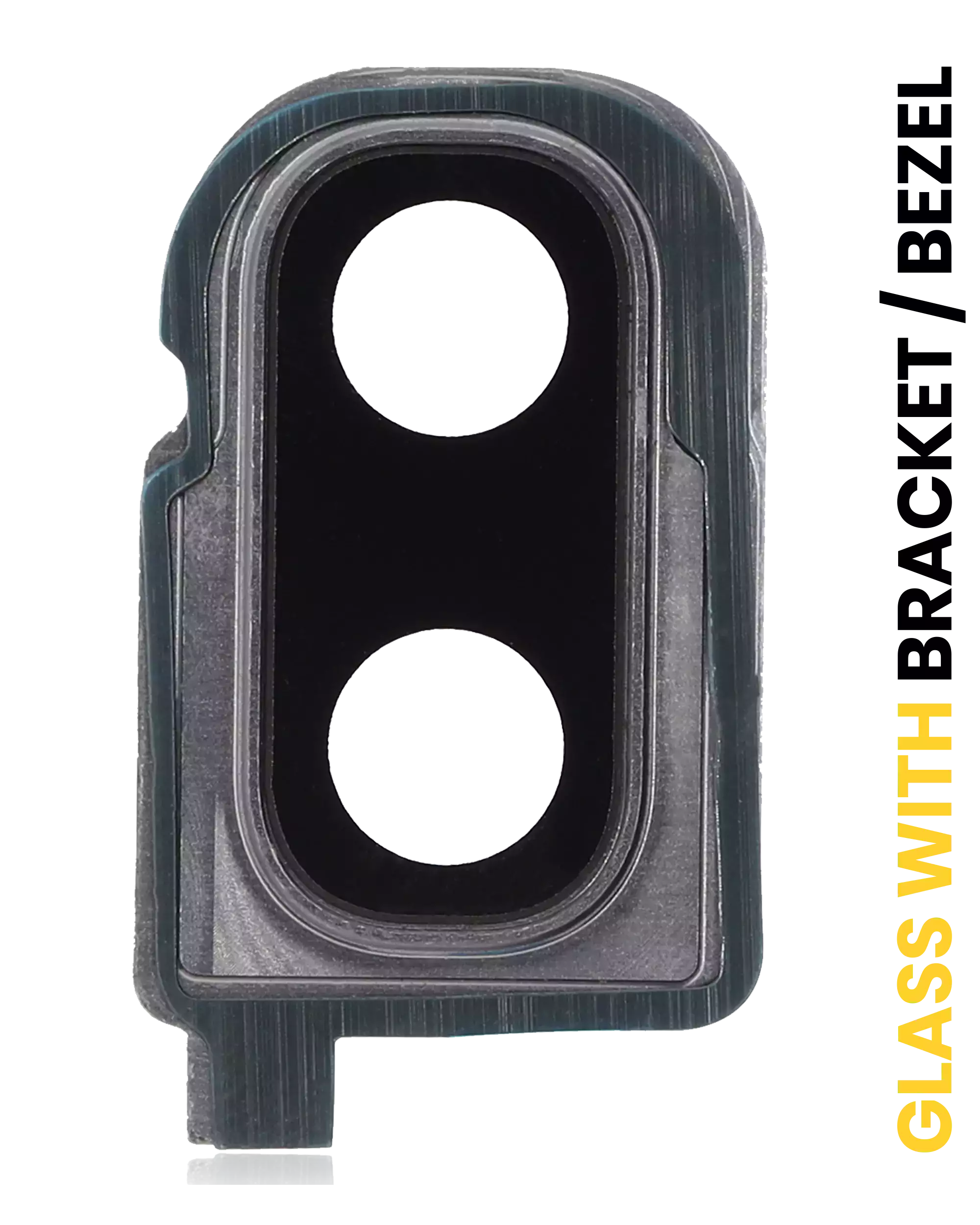 Back Camera Lens With Bracket / Bezel Compatible For Samsung Galaxy Z Flip 4G (F700) / Z Flip 5G (F707) (Mystic Gray)