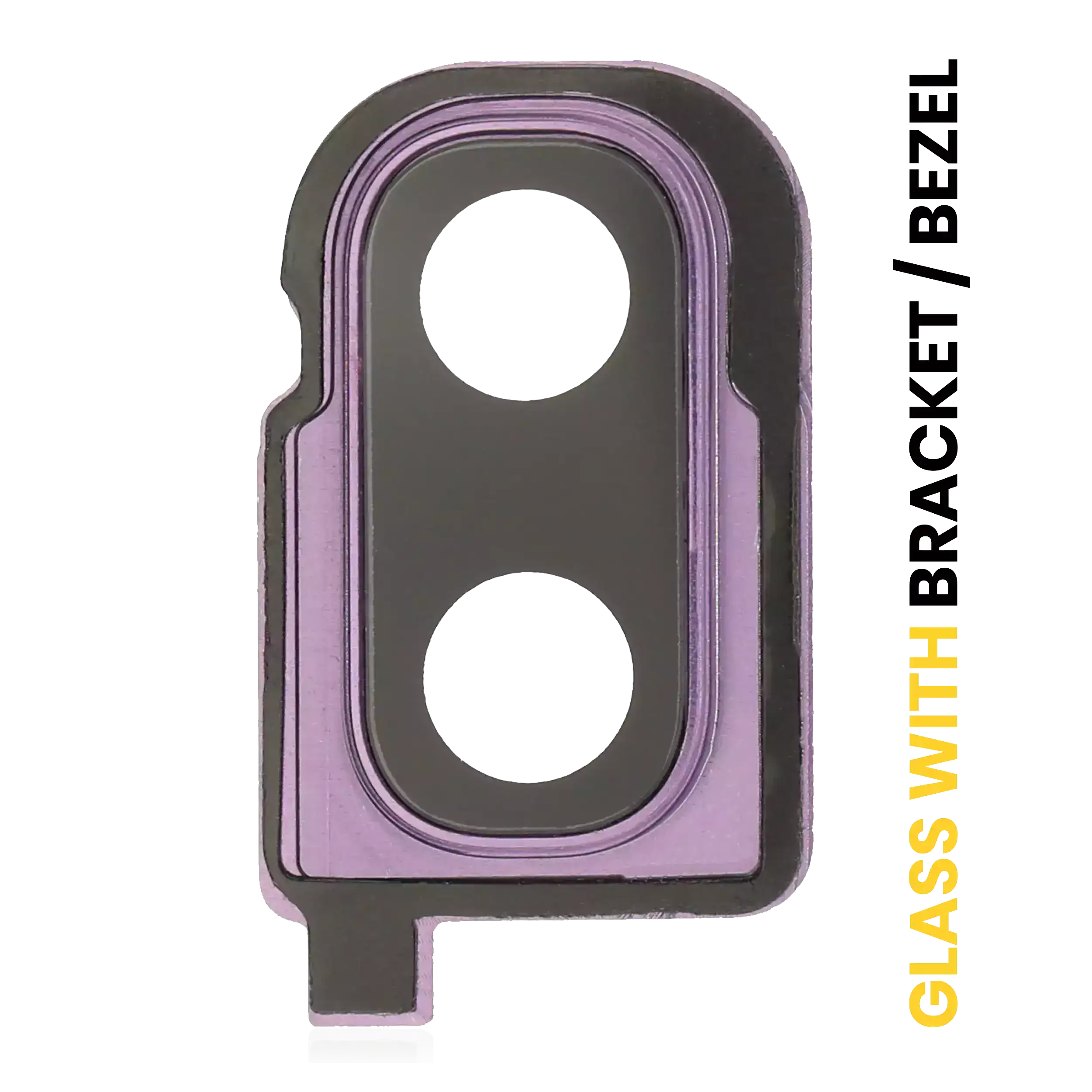 Back Camera Lens With Bracket / Bezel Compatible For Samsung Galaxy Z Flip 4G (F700) / Z Flip 5G (F707) (Mirror Purple）