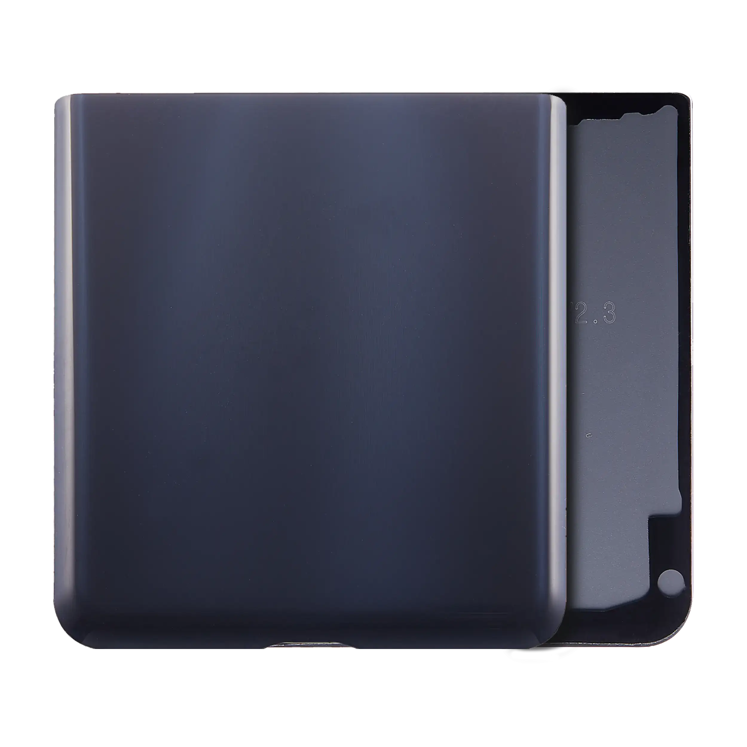 Bottom Back Cover Compatible For Samsung Galaxy Z Flip 5G (F707) (Service Pack) (Mystic Black)