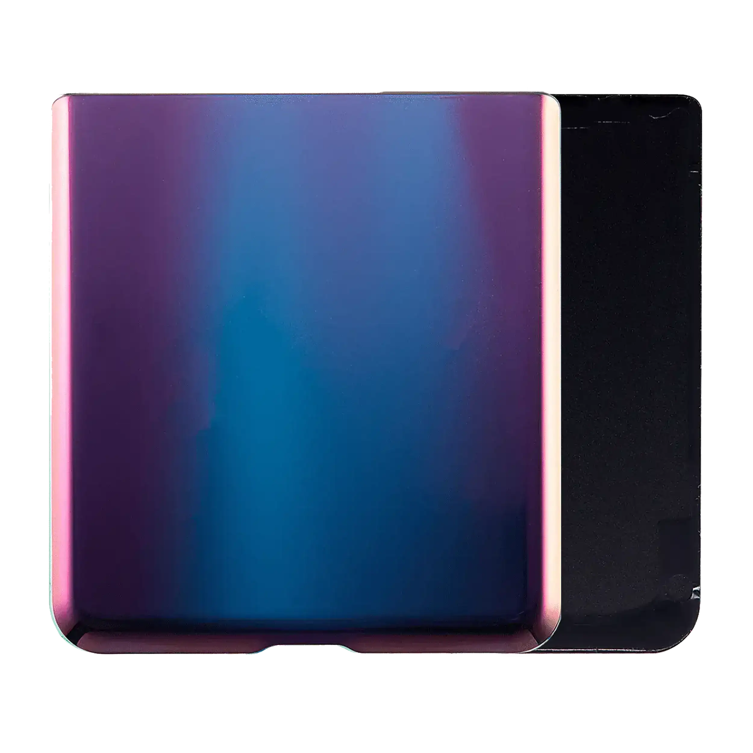 Bottom Back Cover Compatible For Samsung Galaxy Z Flip 4G (F700) (Service Pack) ( Mirror Purple)