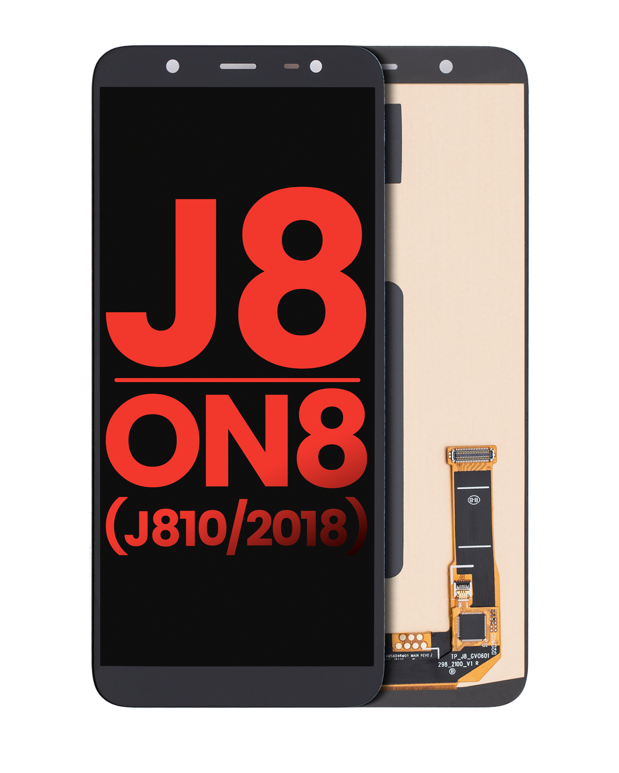 Oled Assembly Without Frame Compatible For Samsung Galaxy J8 / On8 (J810 / 2018) (Aftermarket Plus) (Black)