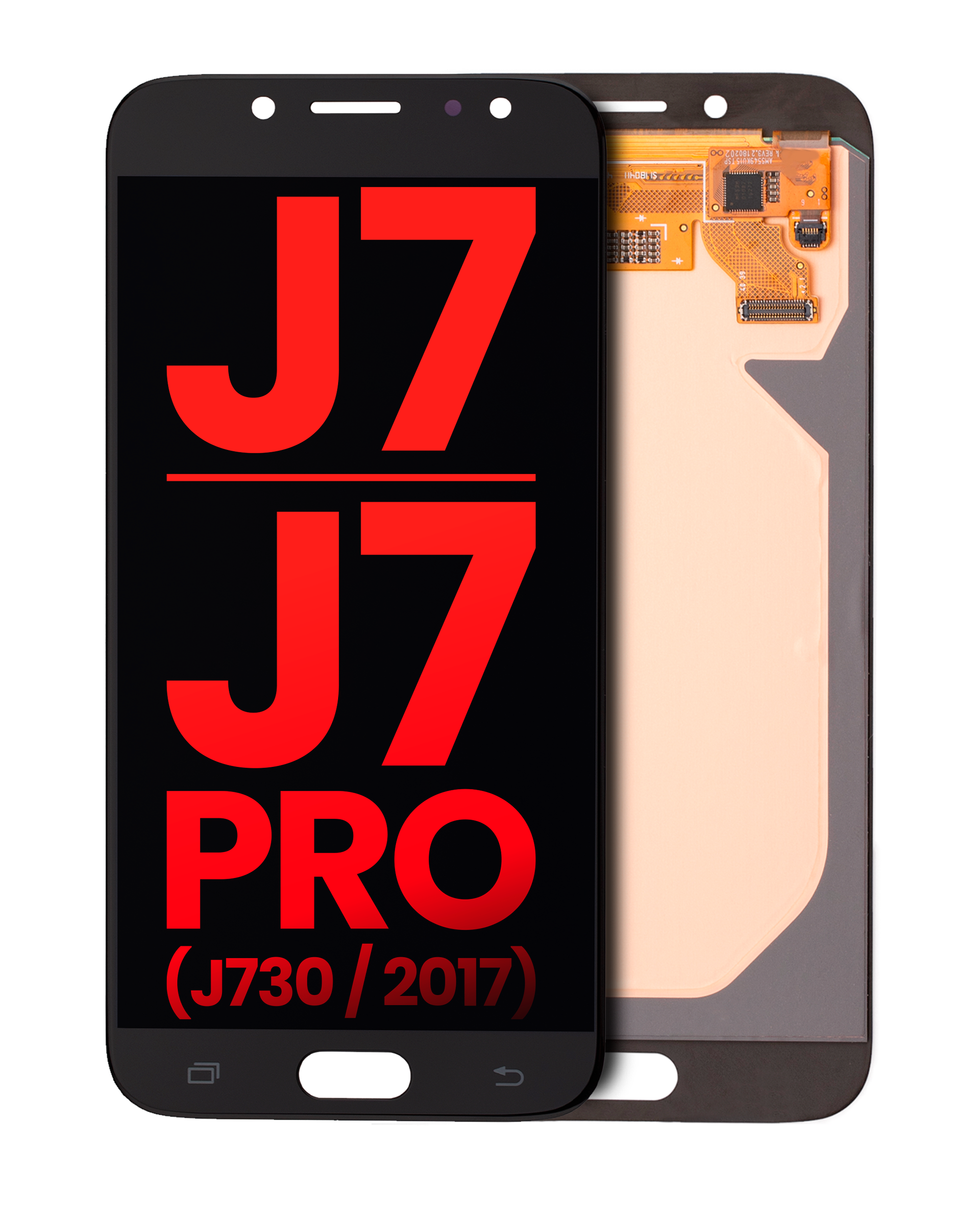Oled Assembly Without Frame Compatible For Samsung Galaxy J7 / J7 Pro (J730 / 2017) (Aftermarket Plus) (Black)