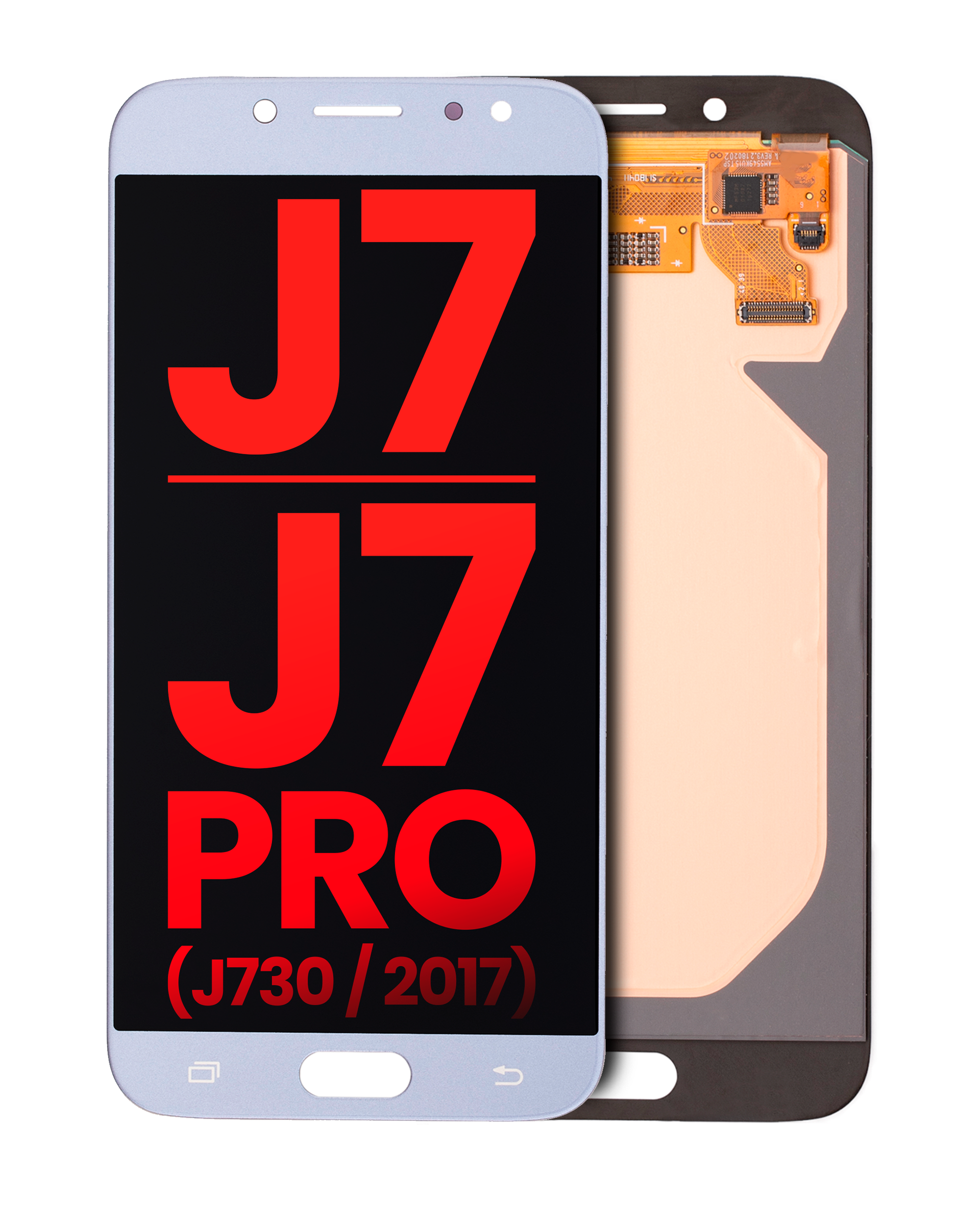 Oled Assembly Without Frame Compatible For Samsung Galaxy J7 / J7 Pro (J730 / 2017) (Aftermarket Plus)  (Blue / Gray)