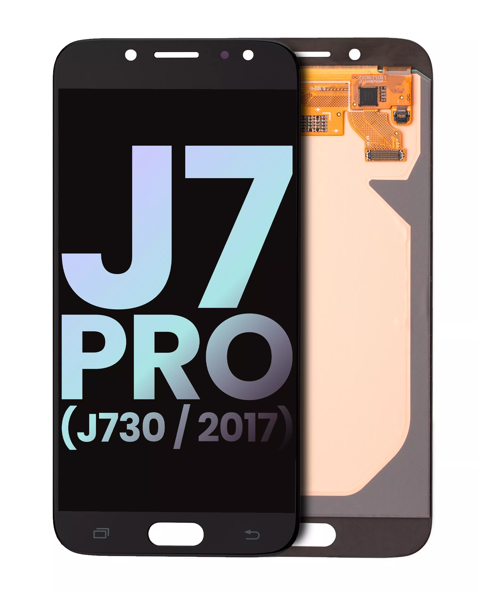 Lcd Assembly Without Frame Compatible For Samsung Galaxy J7 Pro (J730 / 2017) (Service Pack) (Black)