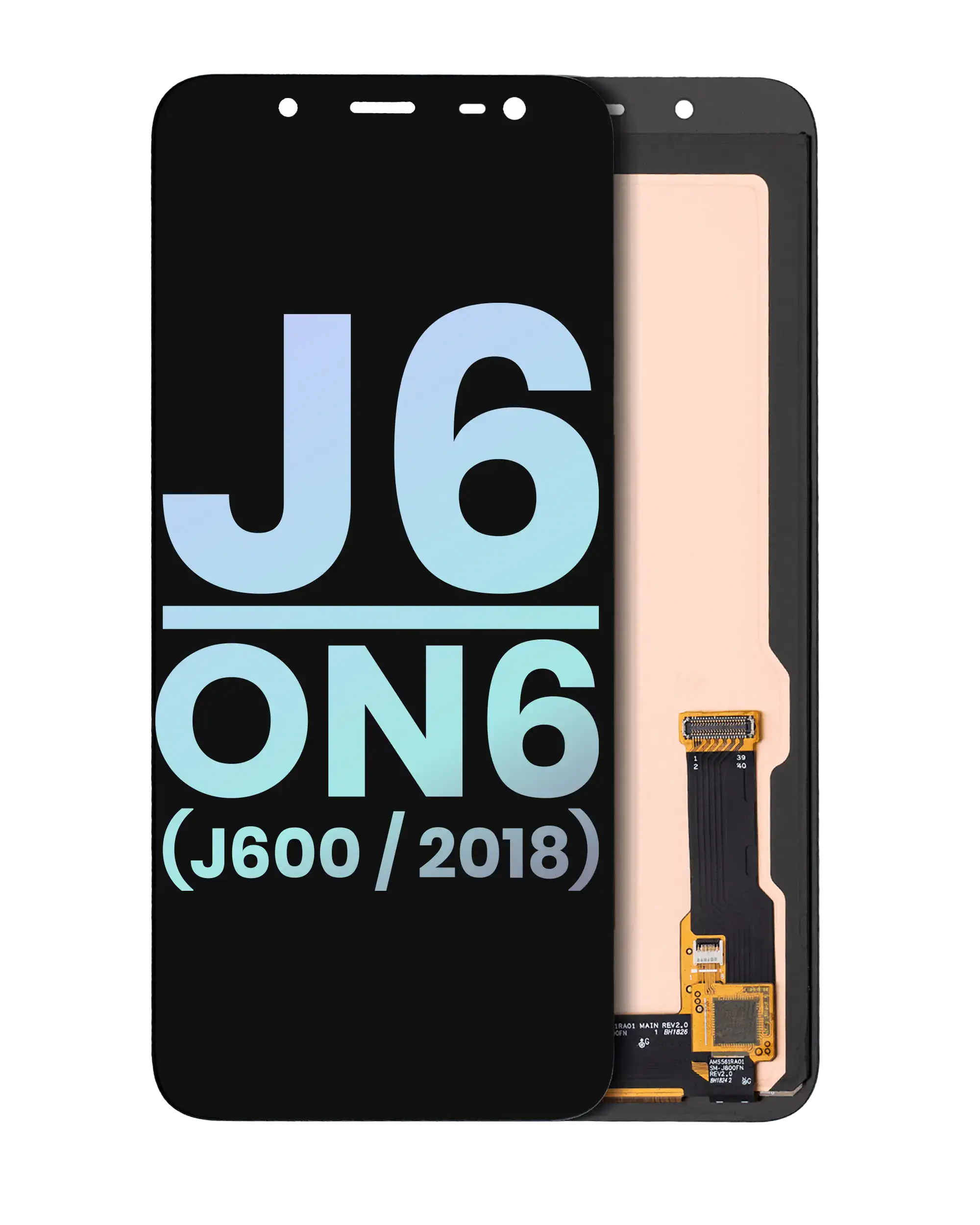 Oled Assembly Without Frame Compatible For Samsung Galaxy J6 / On6 (J600 / 2018) (Service Pack) (Black)