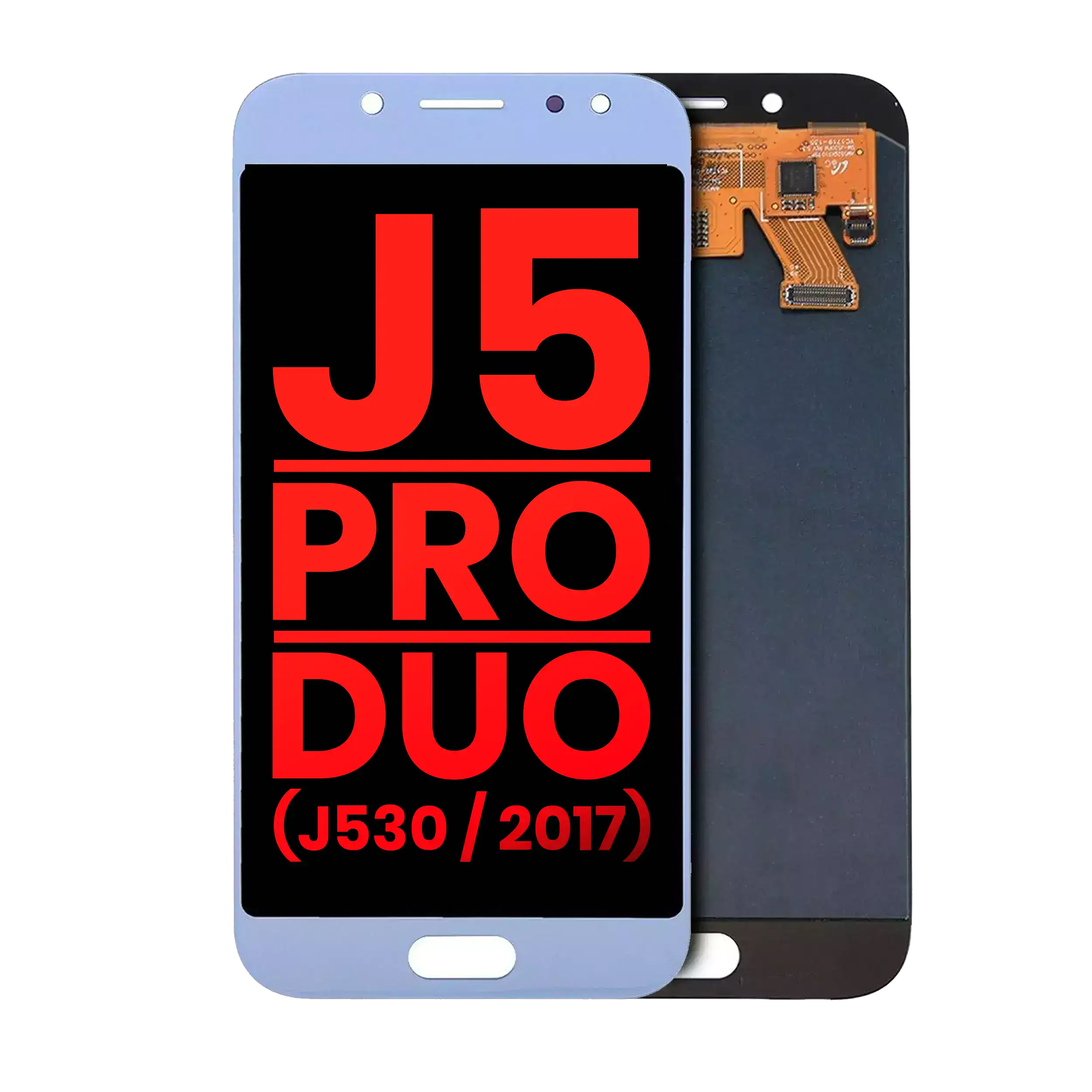Oled Assembly Without Frame Compatible For Samsung Galaxy J5 / Pro / Duo (J530 / 2017) (Aftermarket Plus) (Blue / Silver)