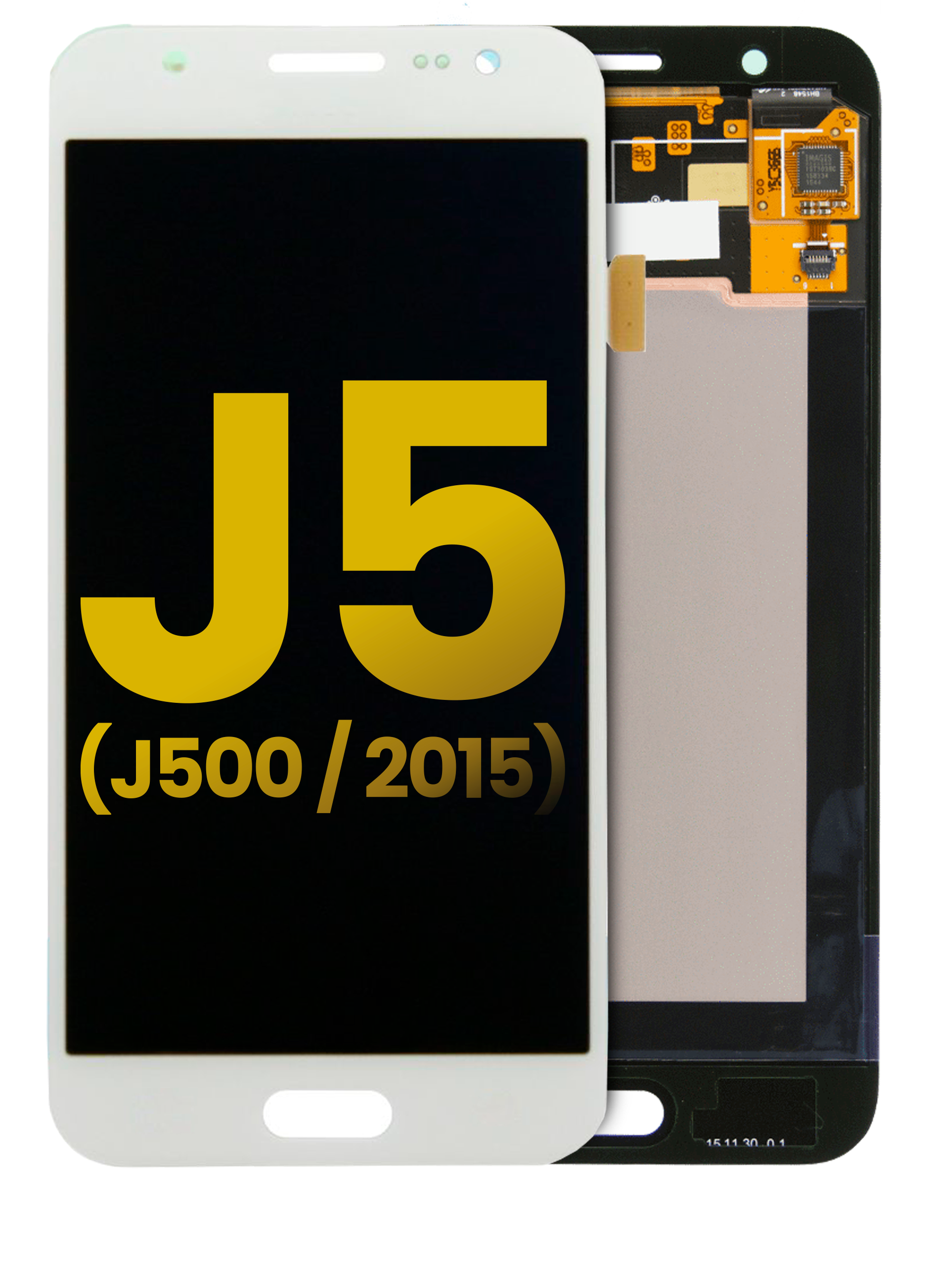 Oled Assembly Without Frame Compatible For Samsung Galaxy J5 (J500 / 2015) (Refurbished) (White)