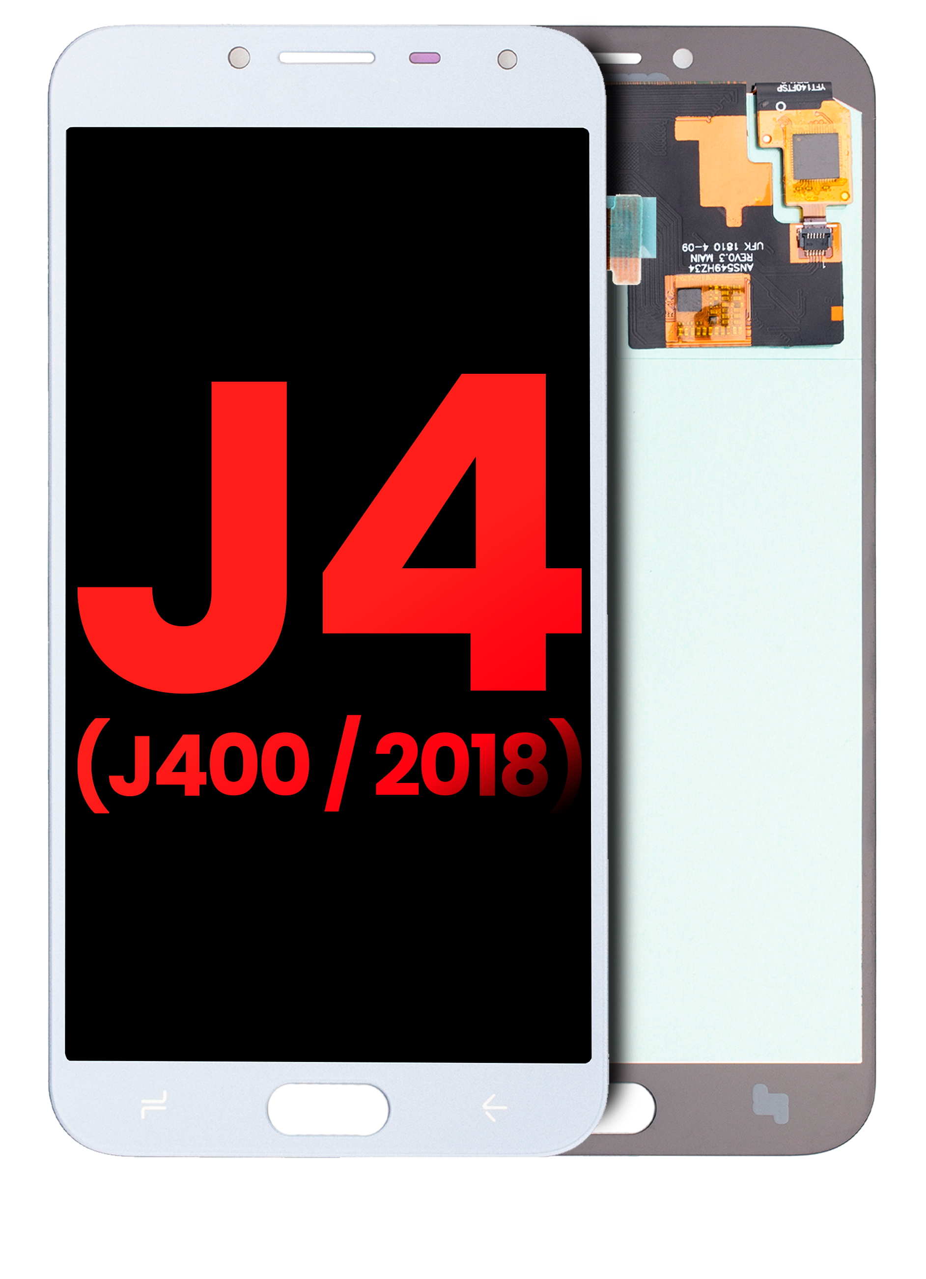 Oled Assembly Without Frame Compatible For Samsung Galaxy J4 (J400 / 2018)  (Aftermarket Plus) (Blue / Gray)