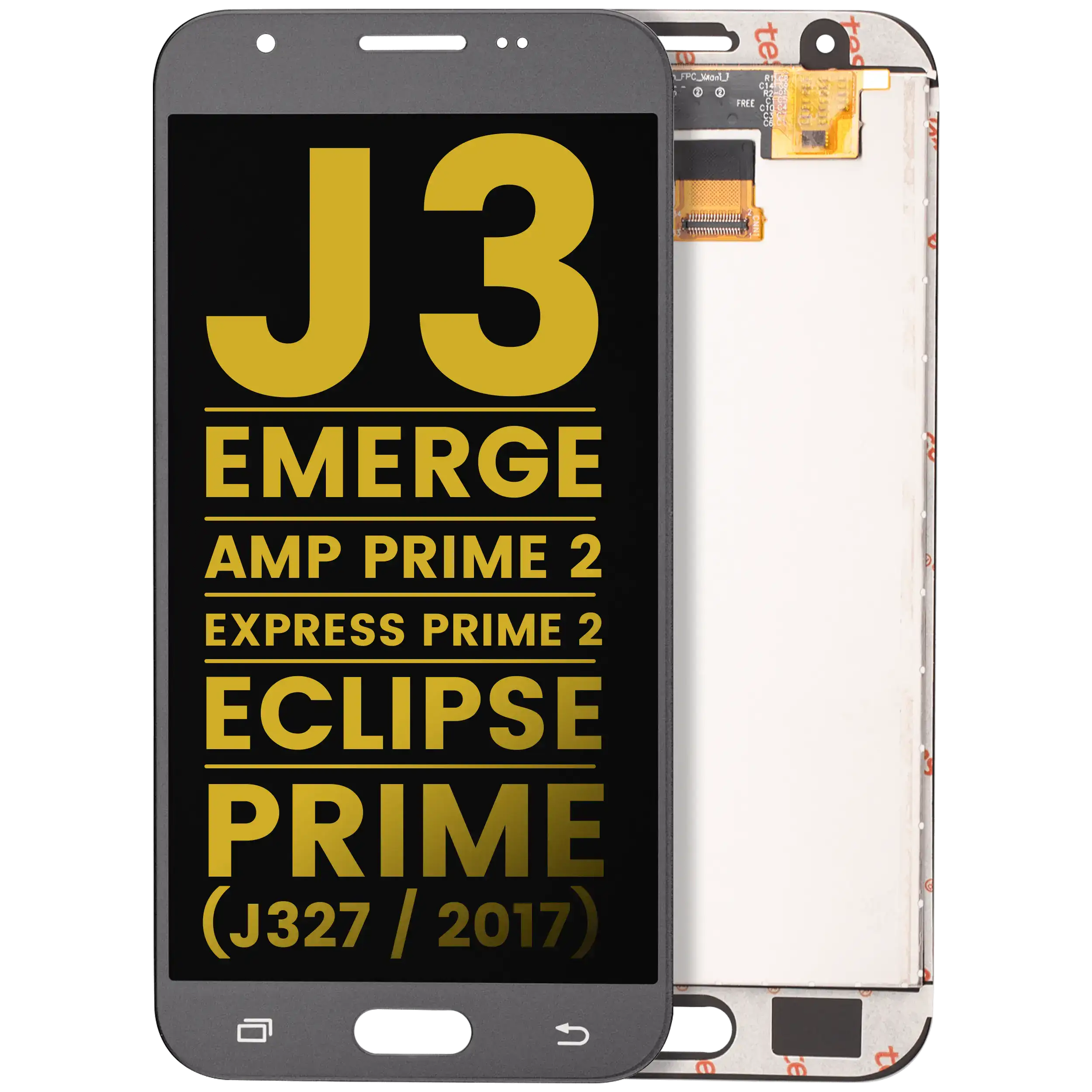 Lcd Assembly Without Frame For Samsung Galaxy J3 / Emerge / Amp Prime 2 / Express Prime 2 (J327 / 2017) - Refurbished