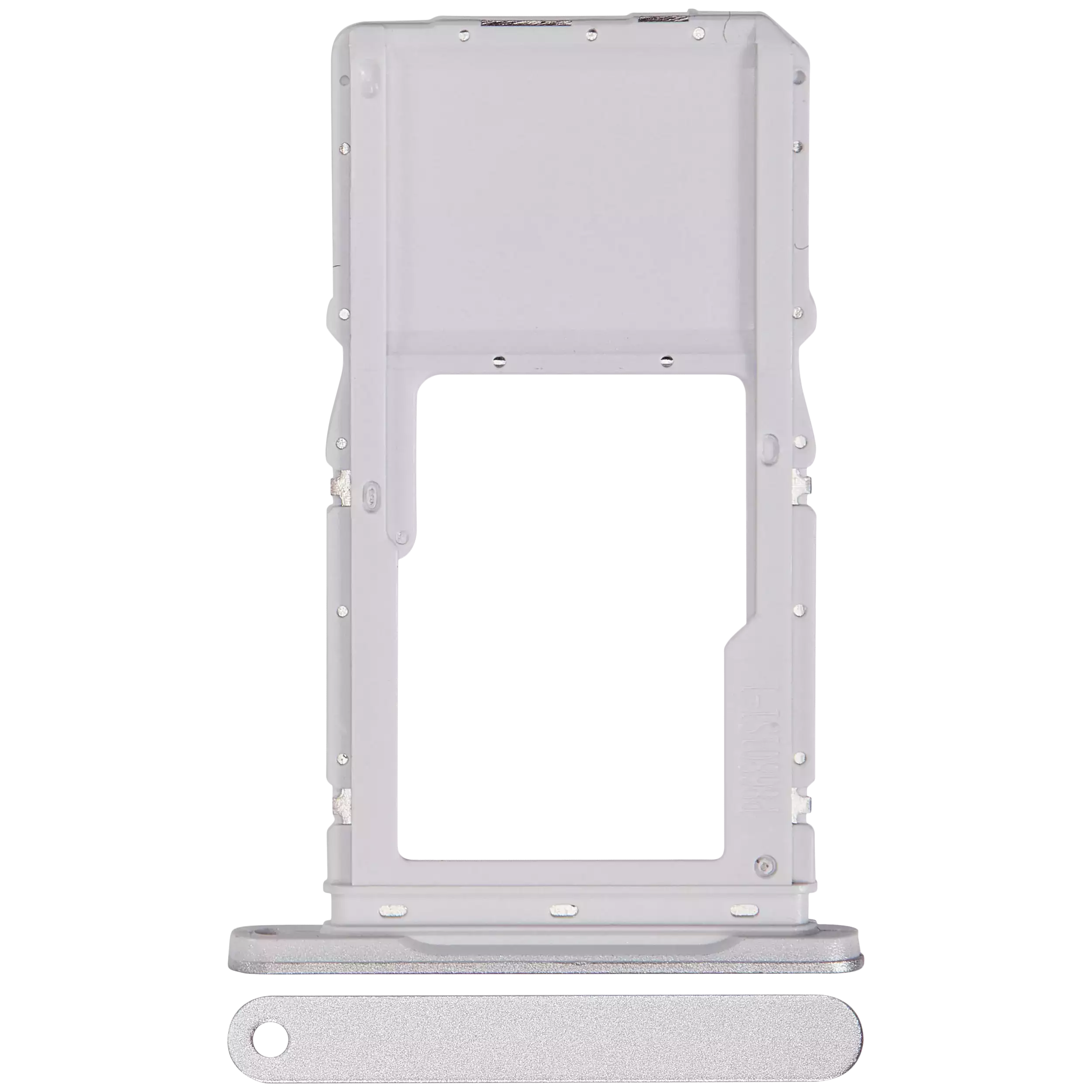 Micro Sd Sim Card Tray Compatible For Samsung Galaxy Tab A9 Plus (X215 / X218) ( 2023) (Silver)