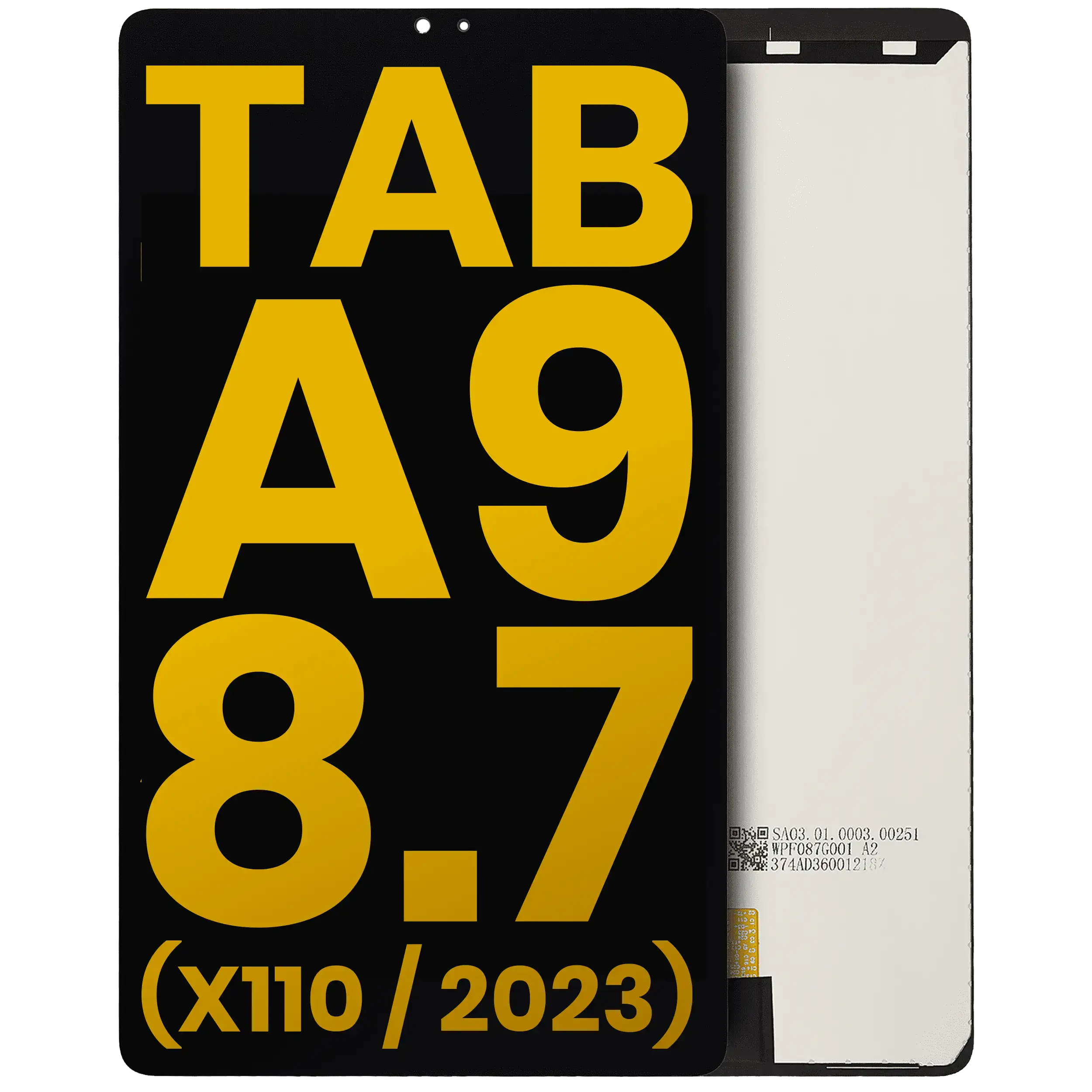 Lcd Assembly Without Frame Compatible For Samsung Galaxy Tab A9 (X110) (2023) (Wifi Only) (Refurbished) (Black)