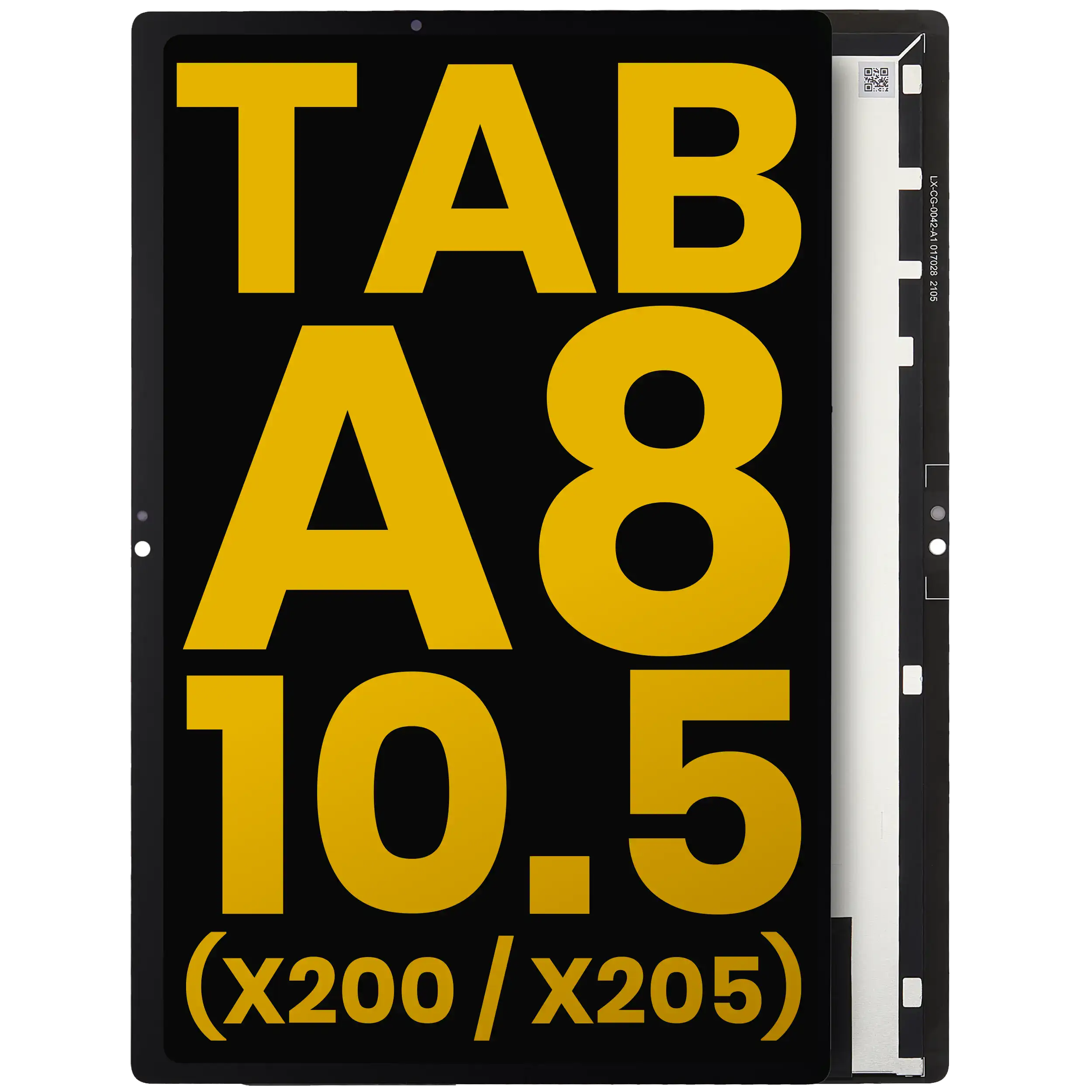 Lcd Assembly Without Frame Compatible For Samsung Galaxy Tab A8 10.5" (2021) (X200 / X205) (Refurbished) (Black)