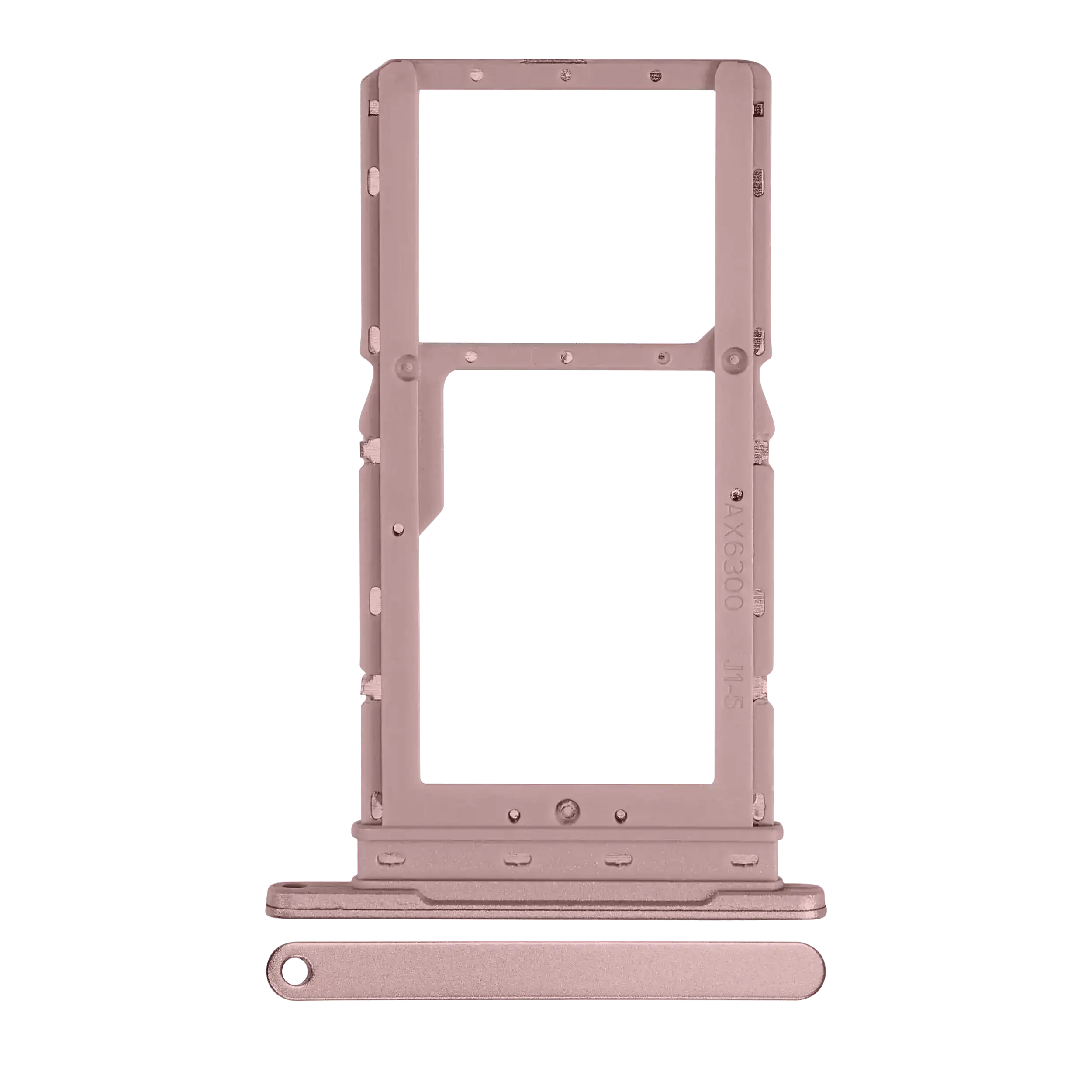 Dual Sim Card Tray Compatible For Samsung Galaxy Tab A8 10.5" (X205 / 2021) (Pink Gold)
