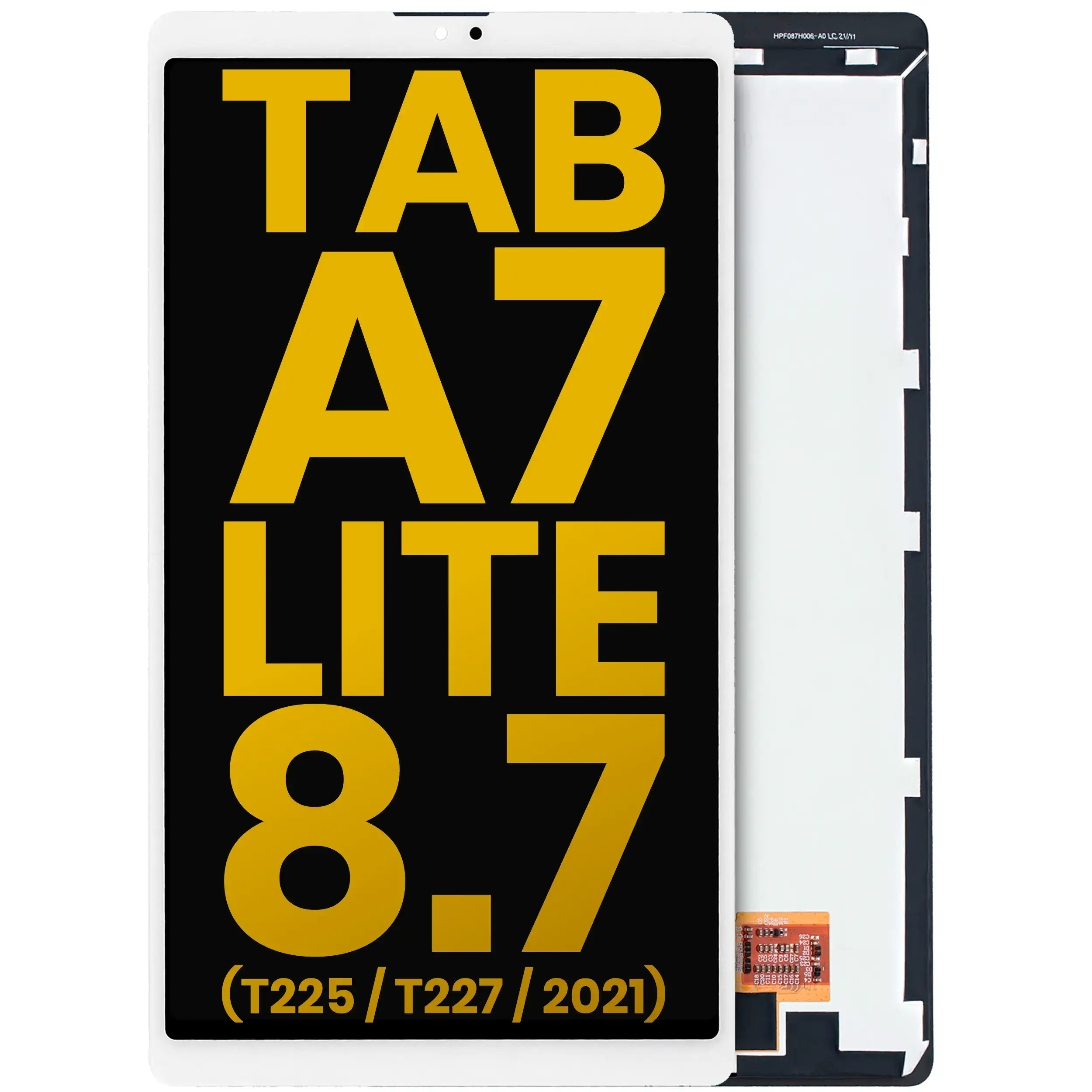 Lcd Assembly Without Frame Compatible For Samsung Galaxy Tab A7 Lite 8.7" (2021) (T225 / T227) (Cellular Version) (Refurbished) (White)