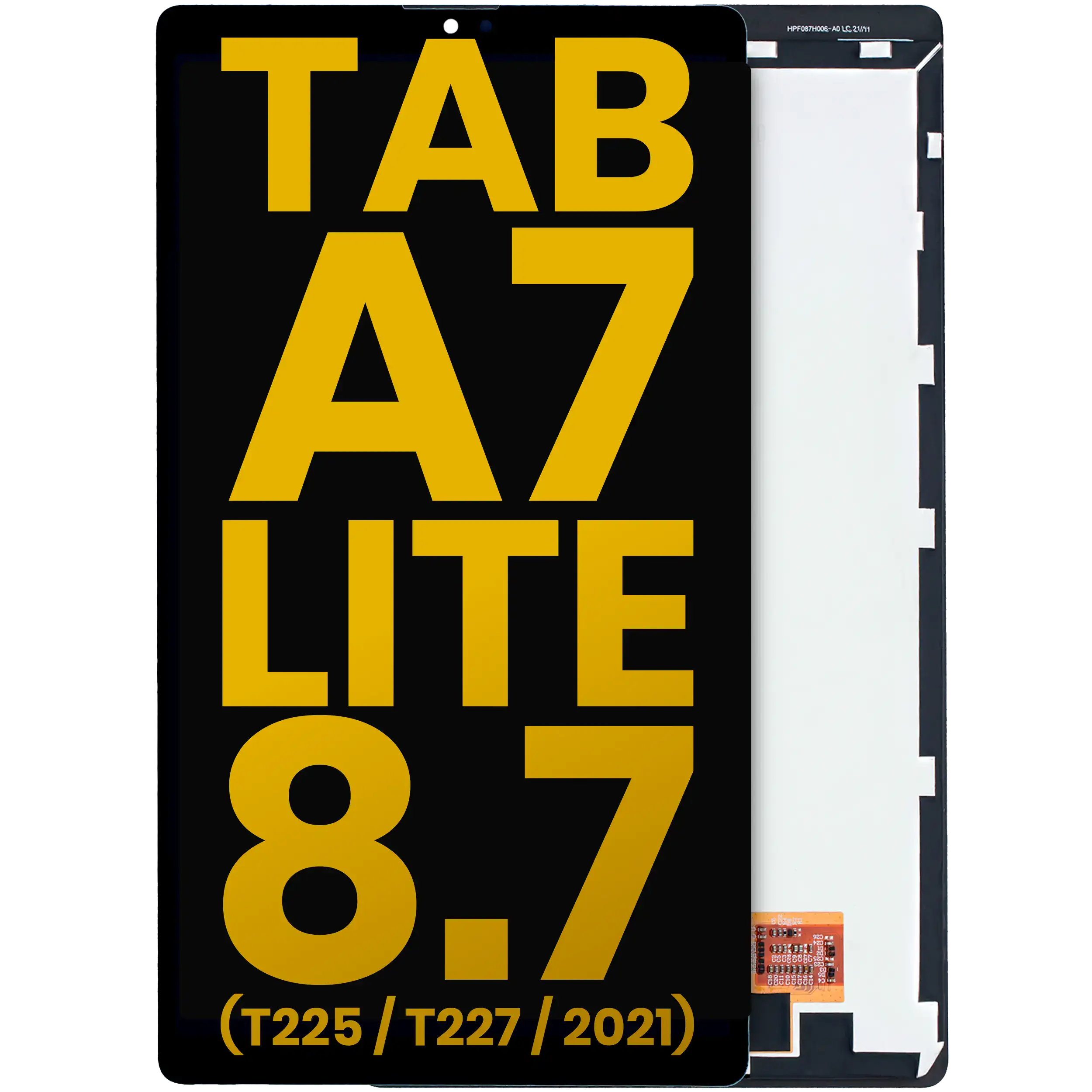 Lcd Assembly Without Frame Compatible For Samsung Galaxy Tab A7 Lite 8.7" (2021) (T225 / T227) (Cellular Version) (Refurbished) (Black)