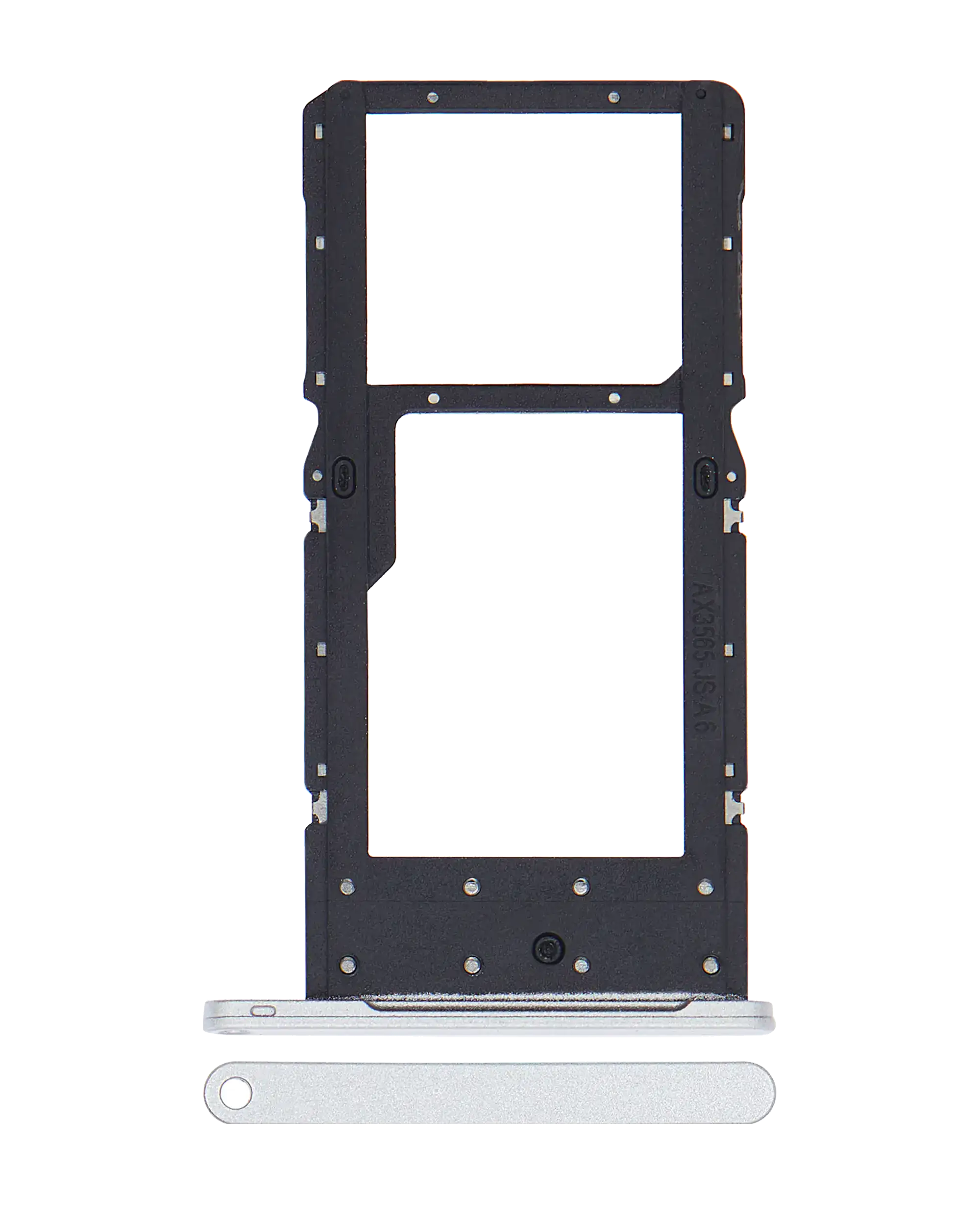 Sim Card Tray Compatible For Samsung Galaxy Tab A7 Lite (T220 / 2021) (Wifi Version) (Silver)