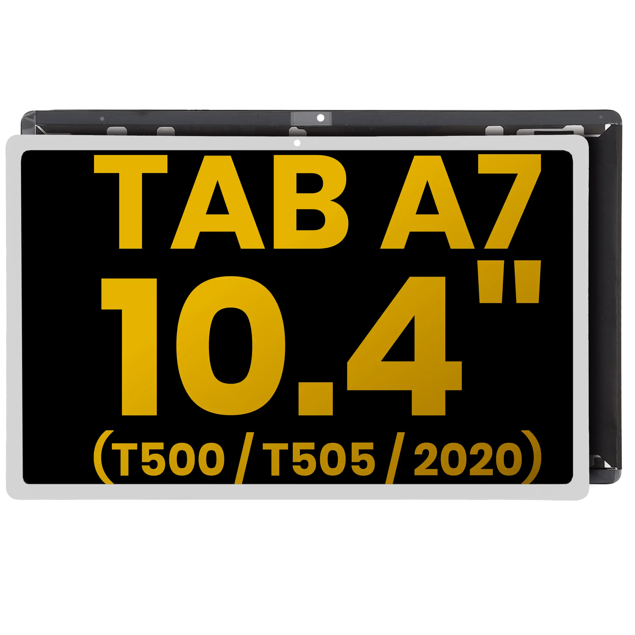 Lcd Assembly Without Frame Compatible For Samsung Galaxy Tab A7 10.4" (T500 / T505 / T507) (2020) (Refurbished) (White)