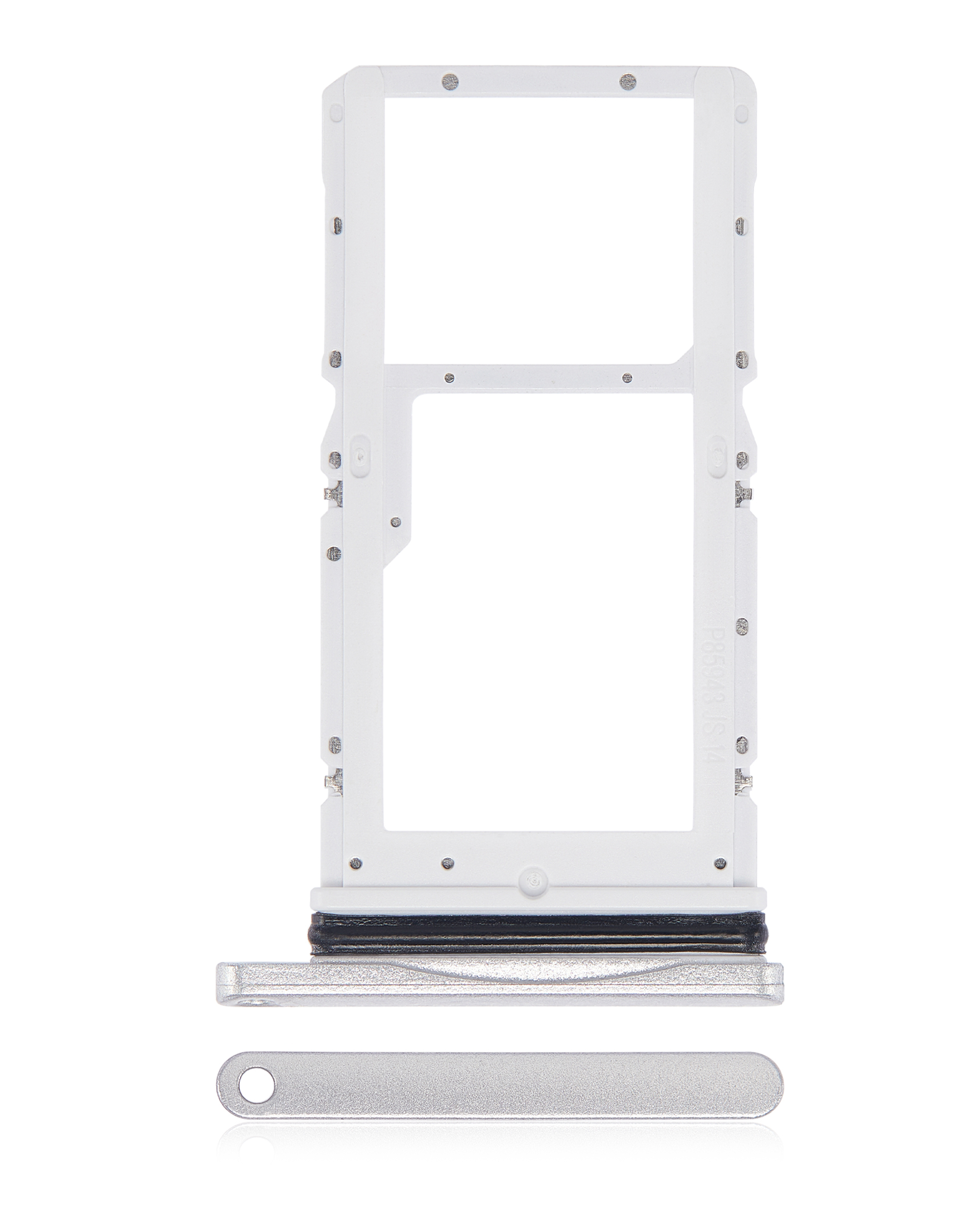 Sim Card Tray Compatible For Samsung Galaxy Tab A7 10.4" (T505 / T507 / 2020) (Silver)