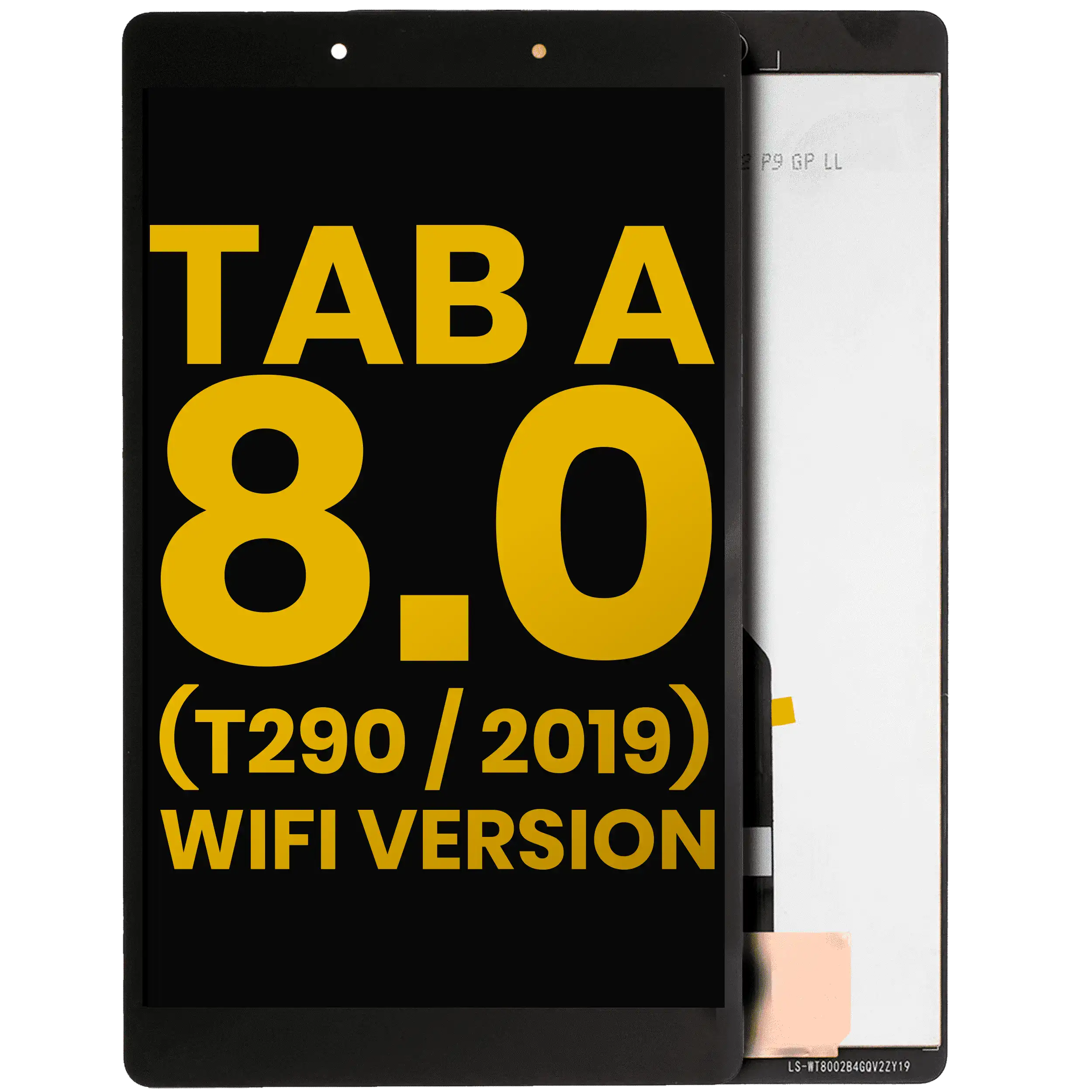 Lcd Assembly Without Frame Compatible For Samsung Galaxy Tab A 8.0" (T290) (2019) (Wifi Version) (Refurbished) (Black)