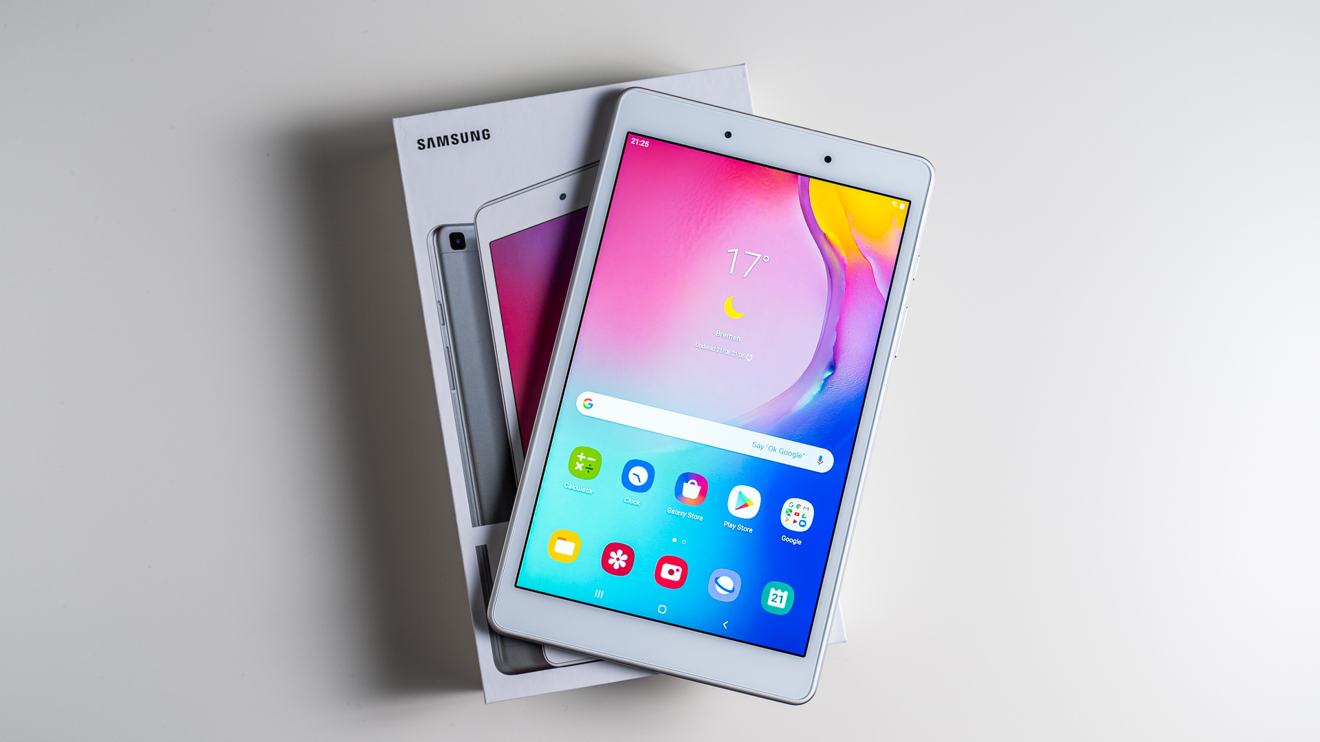 Sim Card Tray Compatible For Samsung Galaxy Tab A 8.0" (T290) (2019) (Wifi Version) (Silver Gray)