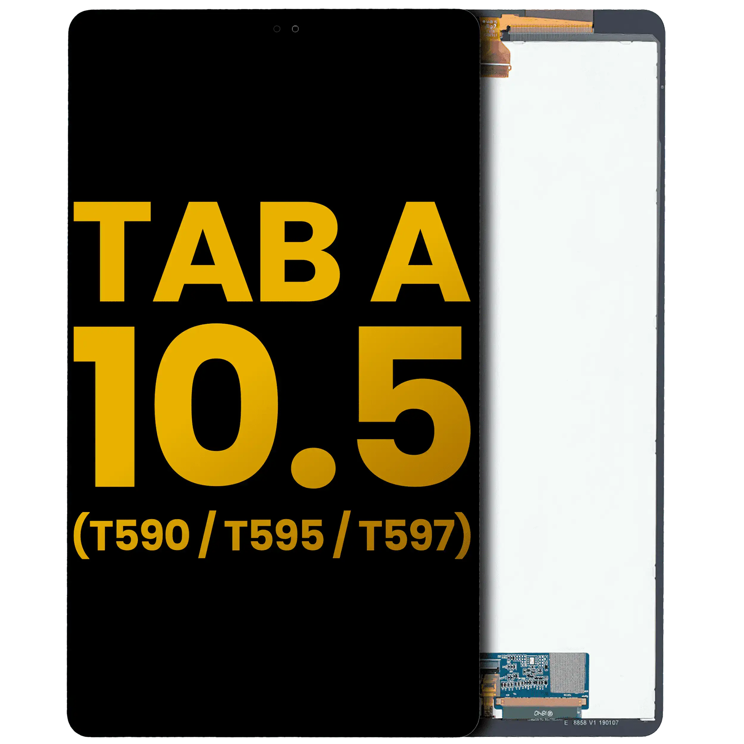 Lcd Assembly Without Frame Compatible For Samsung Galaxy Tab A 10.5" (T590 / T595 / T597) (2018) (Refurbished) (Black)