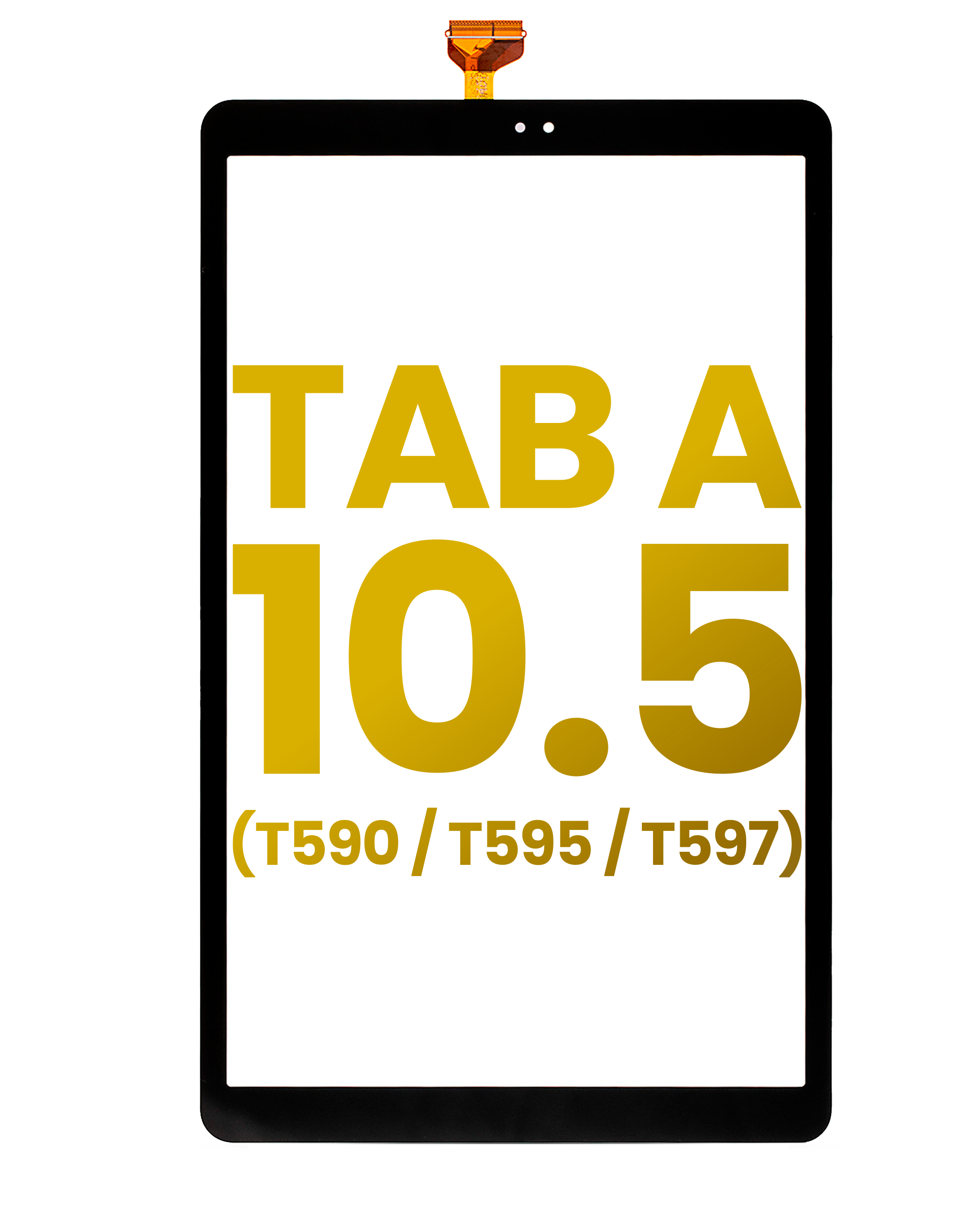Digitizer Compatible For Samsung Galaxy Tab A 10.5" (T590 / T595 / T597) (2018) (Black)