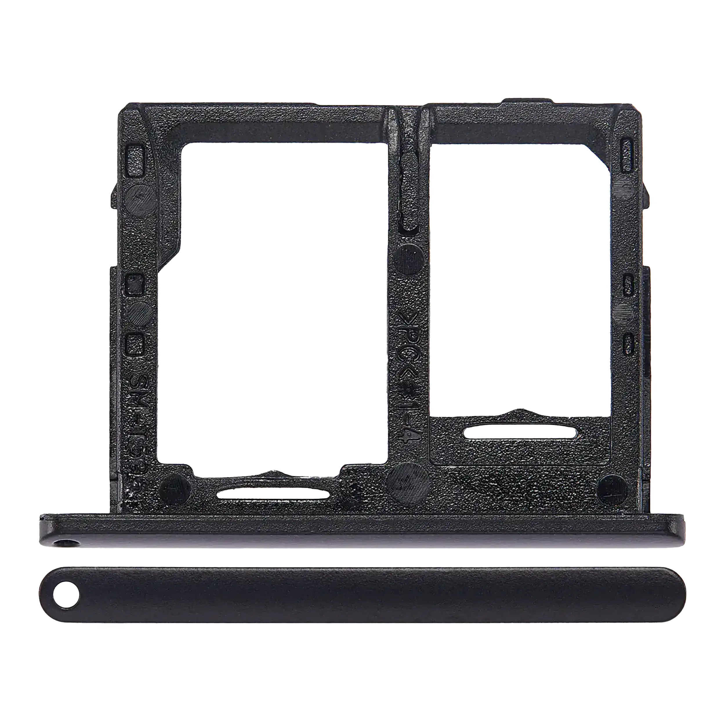 Sim Card Tray Compatible For Samsung Galaxy Tab A 10.5" (T595 / T597) (2018) (Lte Version) (Black)