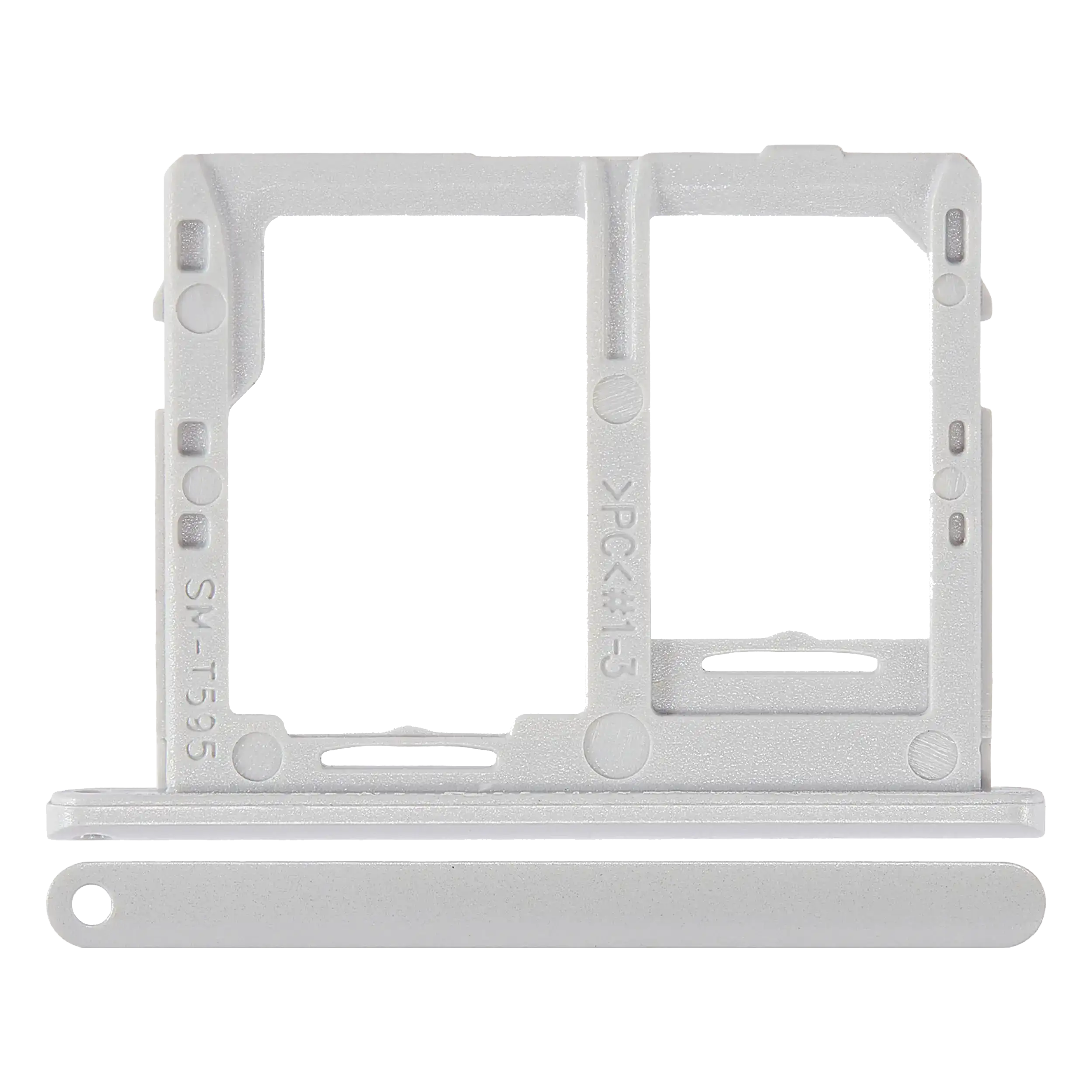 Sim Card Tray Compatible For Samsung Galaxy Tab A 10.5" (T595 / T597) (2018) (Lte Version) (White)
