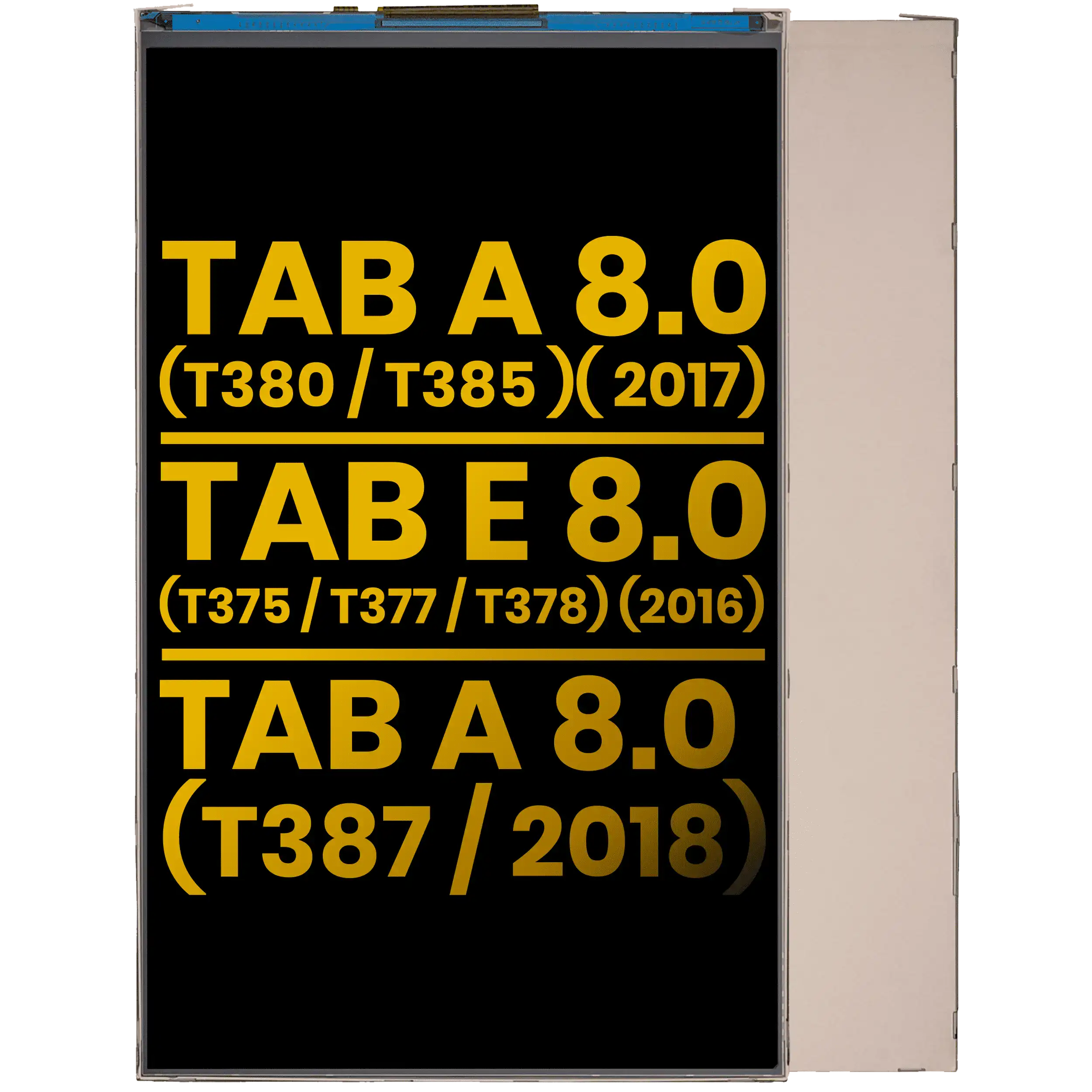 Lcd Replacement For Samsung Galaxy Tab A 8.0" (2017/2018) And Tab E 8.0" (2016) - Refurbished