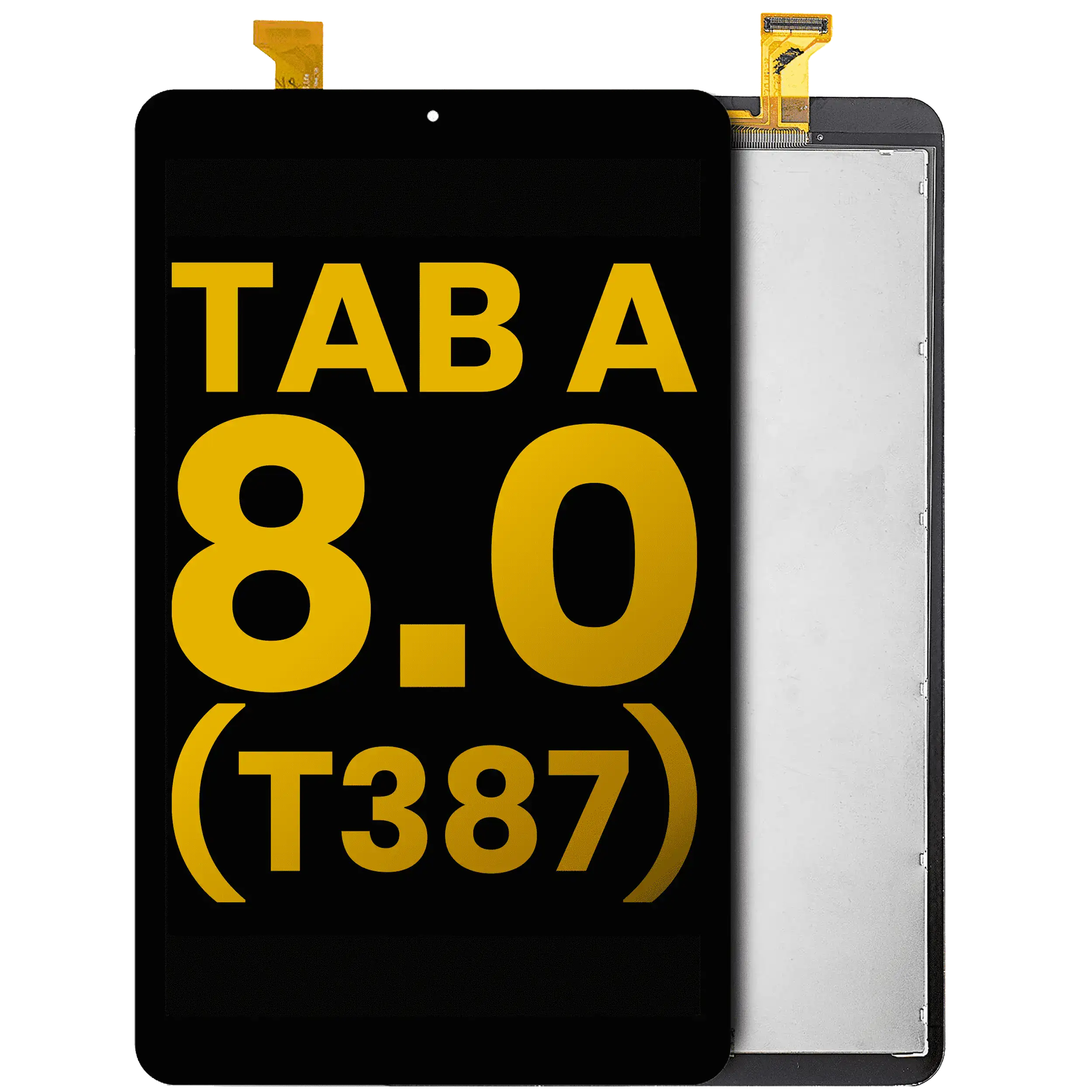 Lcd Assembly Without Frame Compatible For Samsung Galaxy Tab A 8.0" 2018 (T387) (Refurbished) (Black)