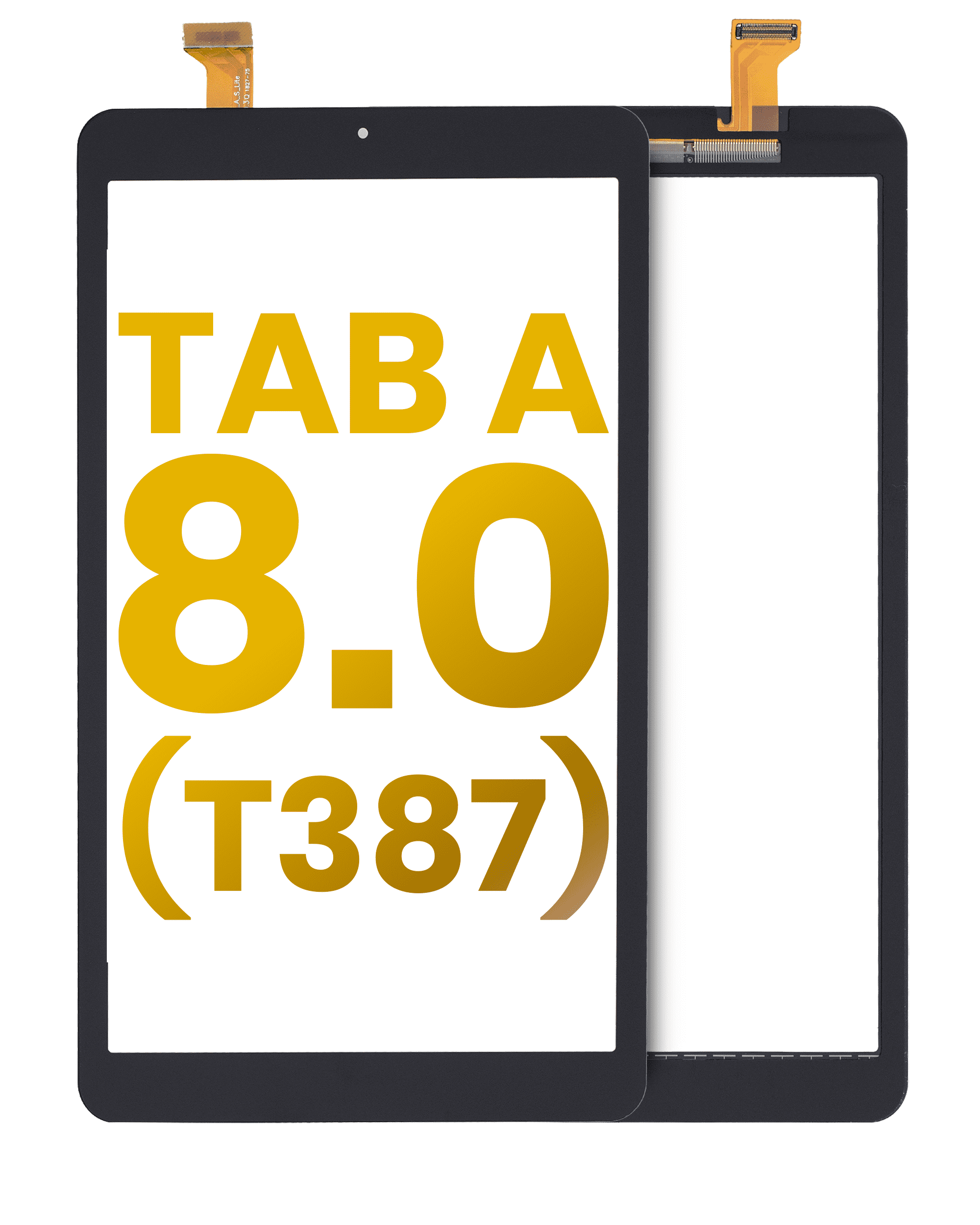 Digitizer Compatible For Samsung Galaxy Tab A 8.0" (2017) (T385) / Tab A 8.0" (2018) (T387) (Cellular Version) (Black)