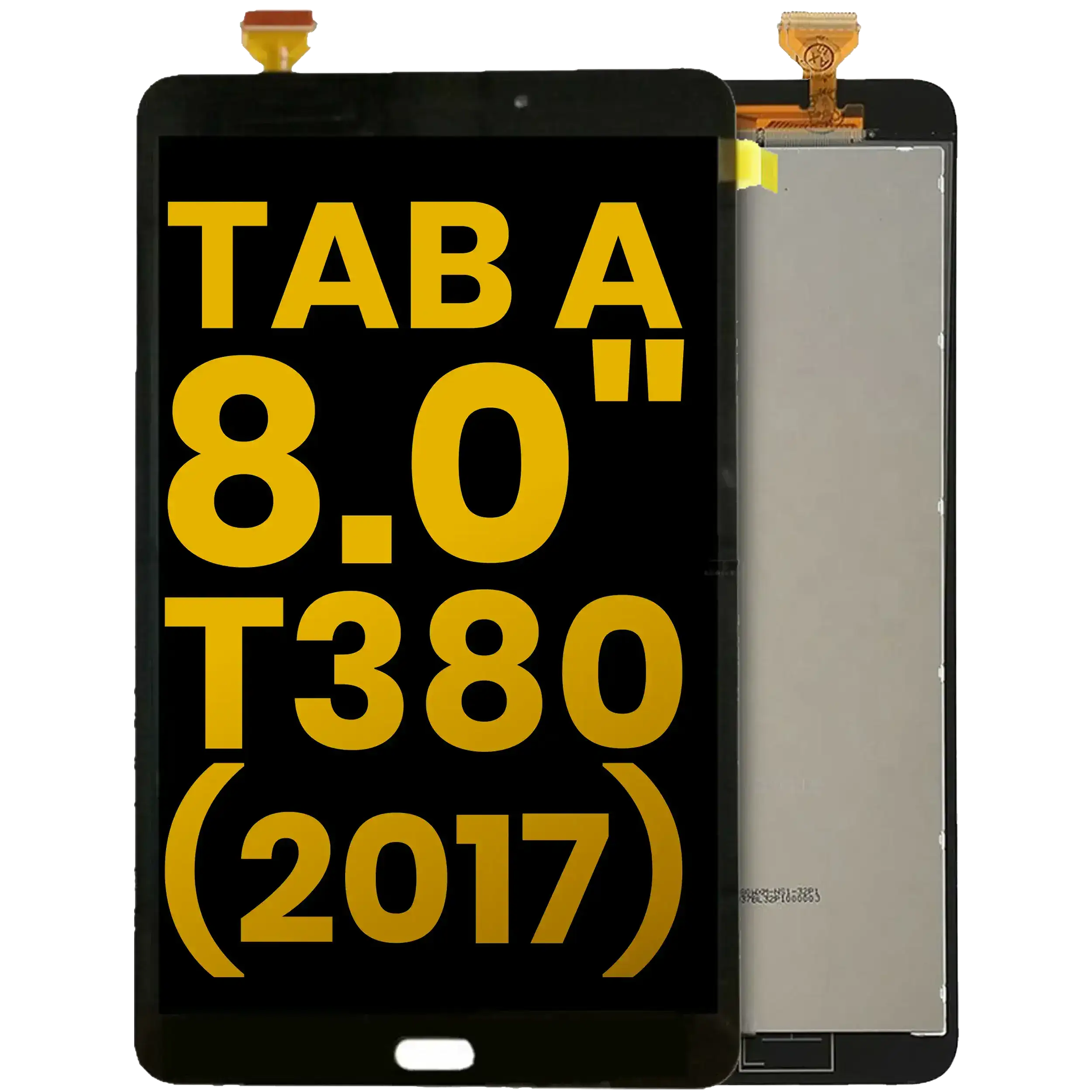 Lcd Assembly Without Frame Compatible For Samsung Galaxy Tab A 8.0" (2017) (T380) (Wifi Version) (Refurbished) (White)