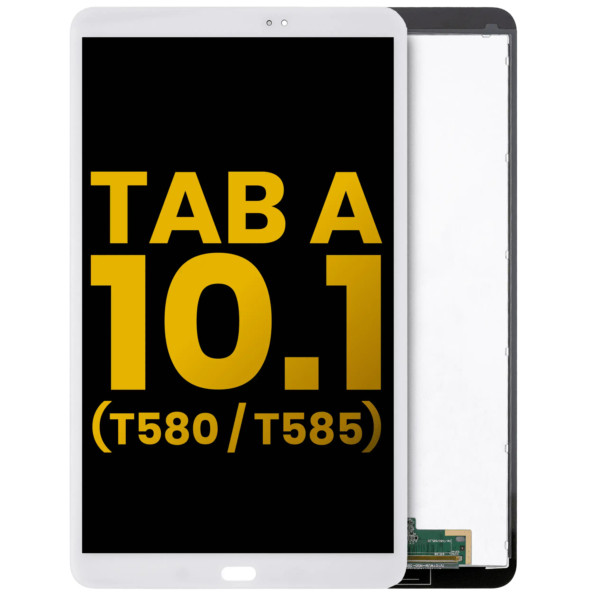 Lcd Assembly Without Frame Compatible For Samsung Tab A (10.1" / 2016) (T580 / T585) (Refurbished) (White)