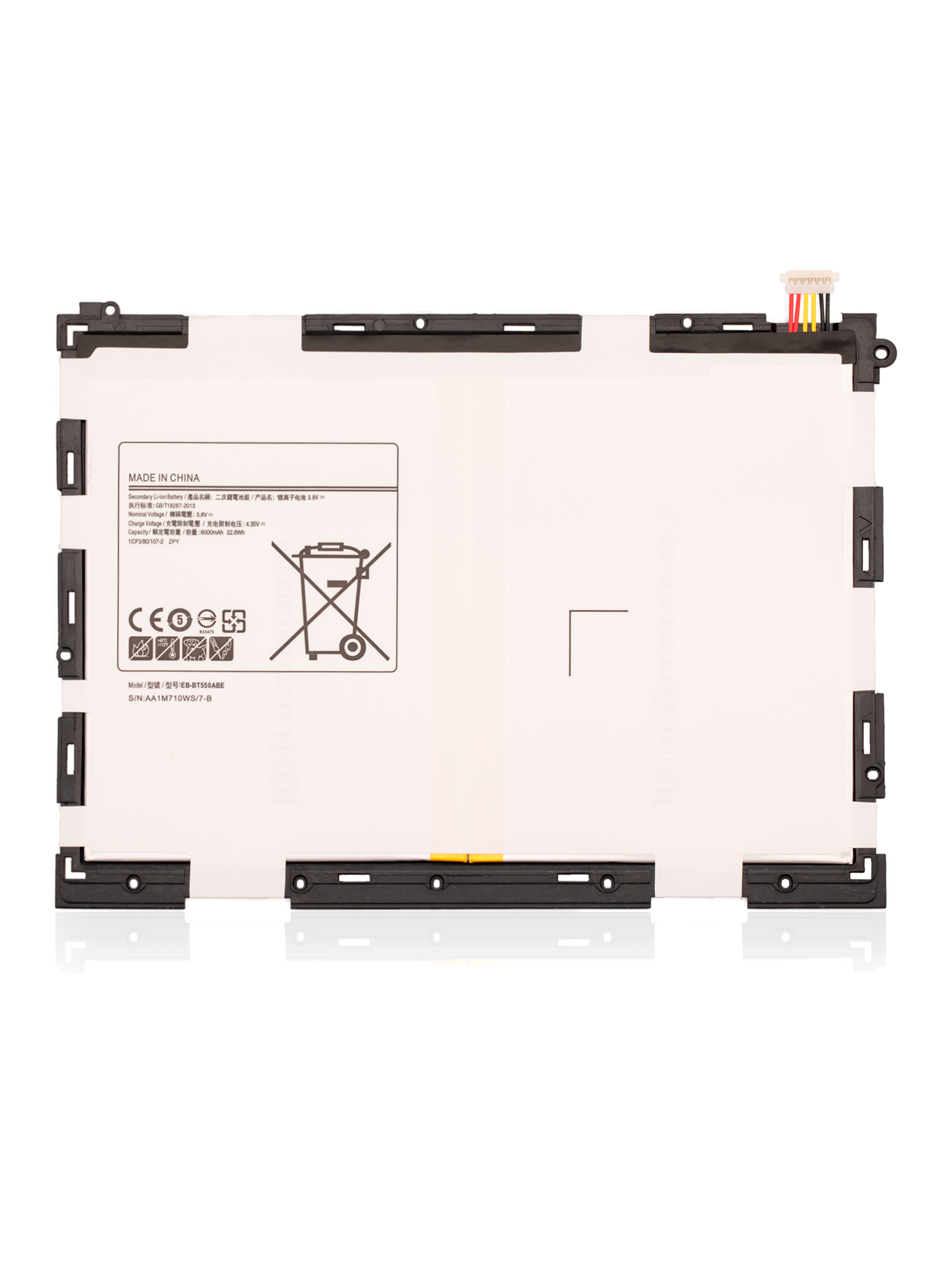 Replacement Battery Compatible For Samsung Galaxy Tab A 9.7" (T550  / T555) (2015) (Eb-Bt550Aba/E)
