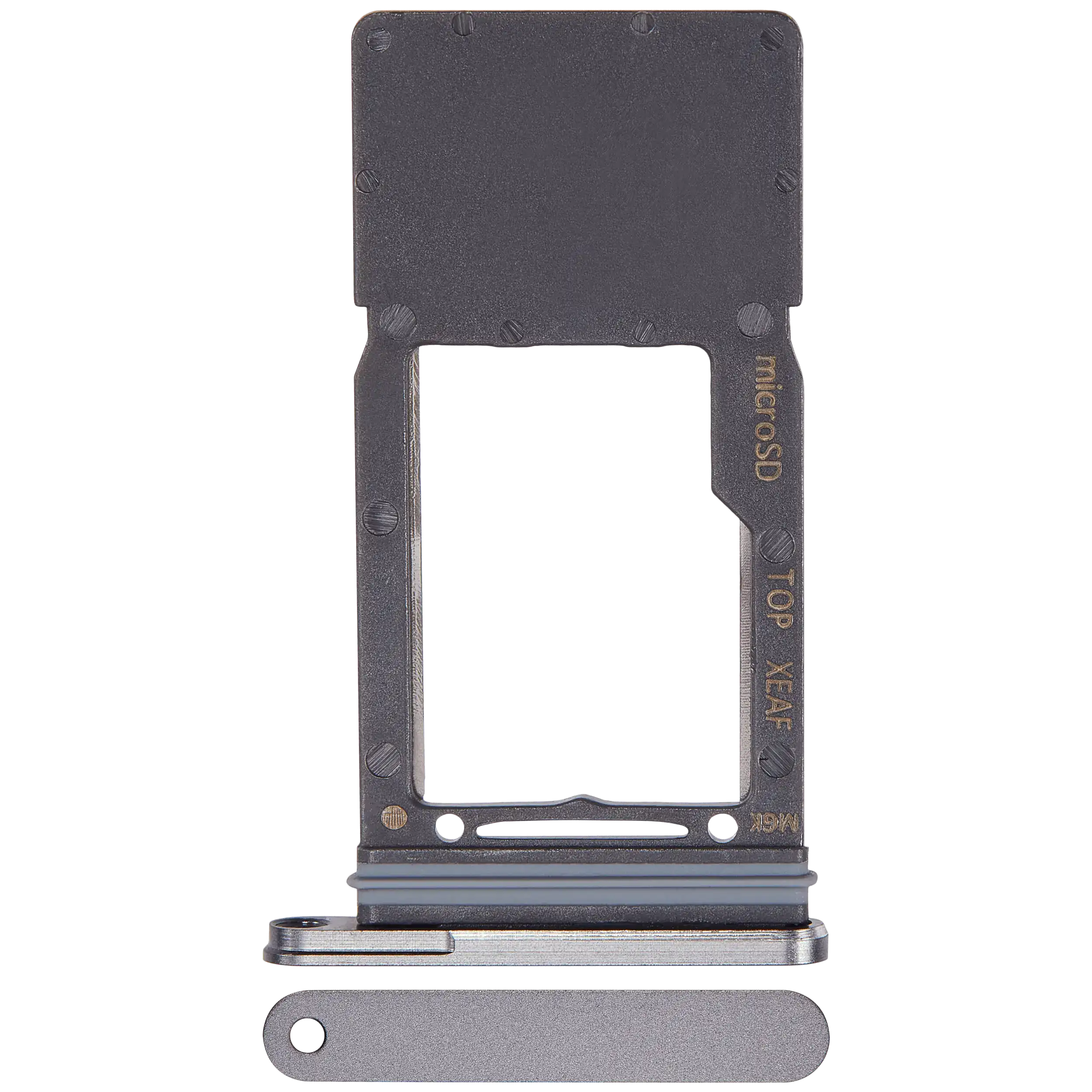Micro Sd Sim Card Tray Compatible For Samsung Galaxy Tab S9 Fe 10.9" (X510) (2023) (Wifi Only) (Gray)