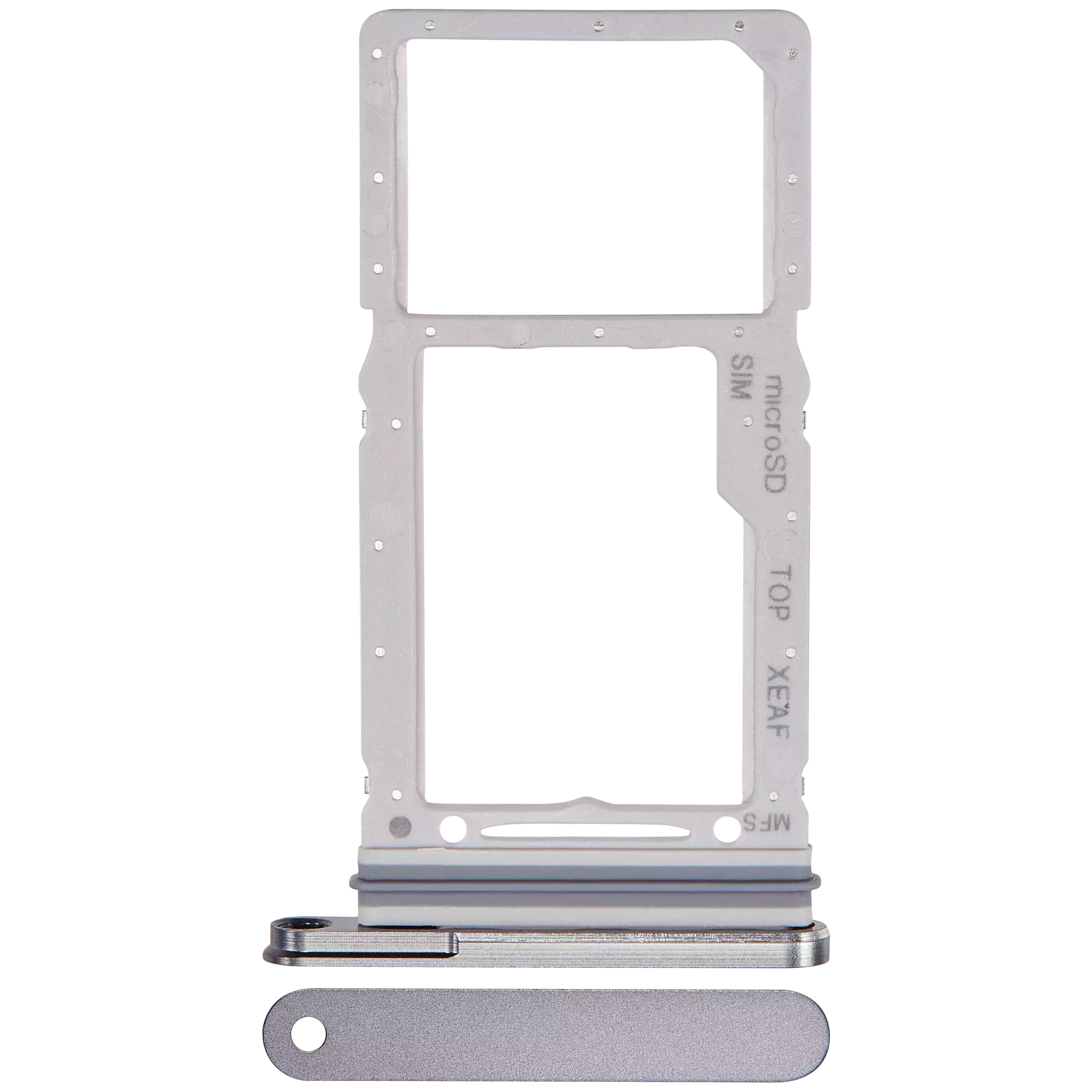 Dual Sim Card Tray Compatible For Samsung Galaxy Tab S9 Fe 10.9"  ( X516) (2023) (Gray)