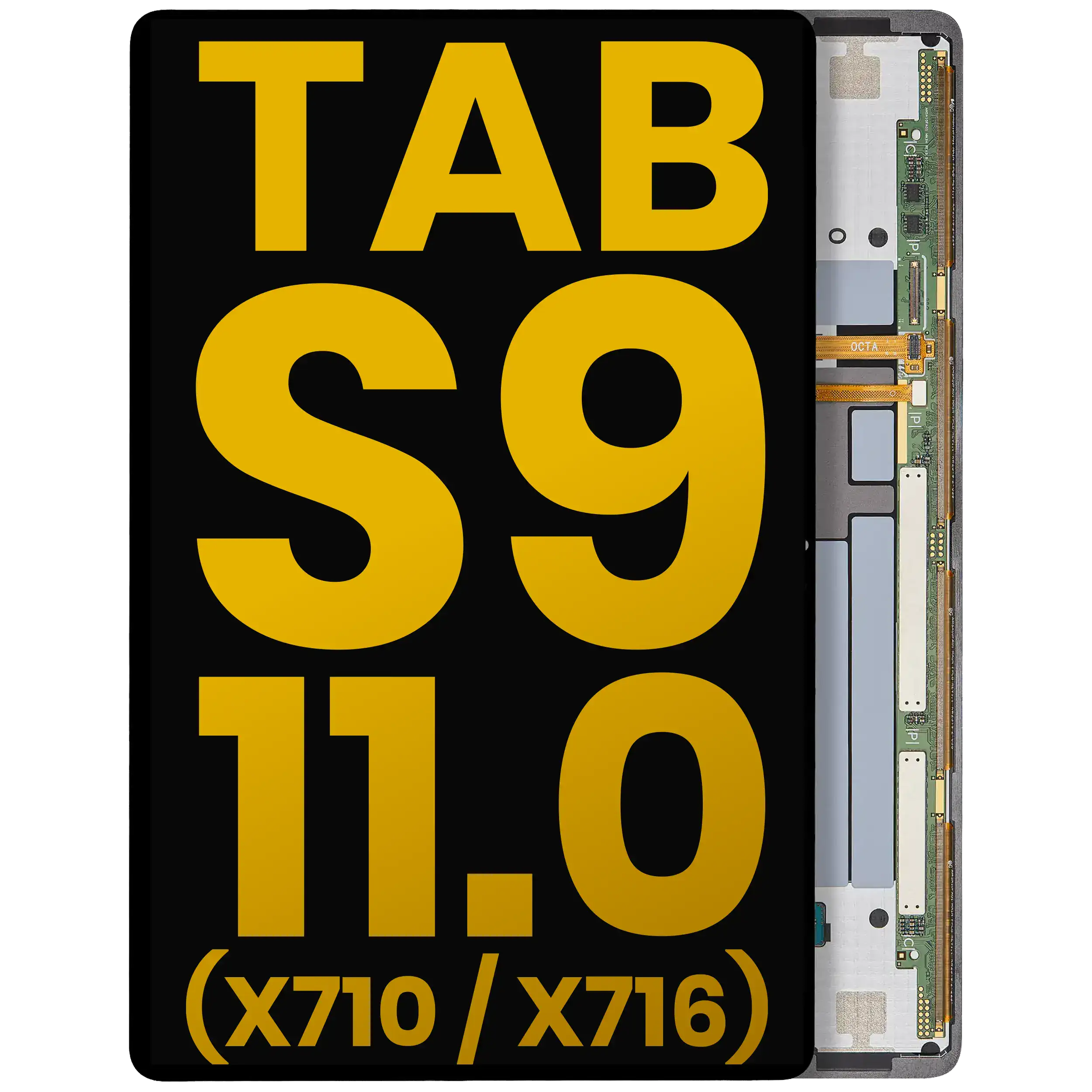 Oled Assembly Without Frame Compatible For Samsung Galaxy Tab S9 11.0"  (X710 / X716) (2023) (Refurbished) (All Colors)