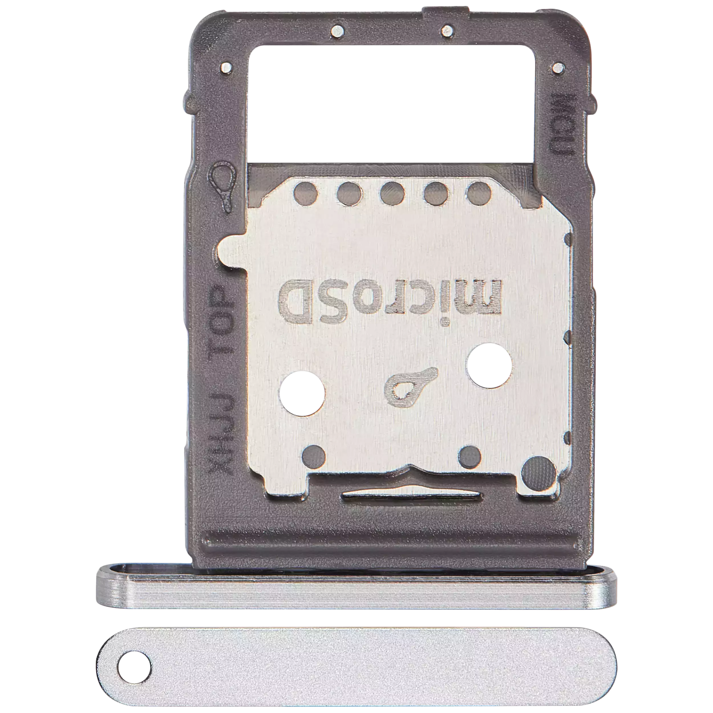 Dual Sim Card Tray For Samsung Galaxy Tab S8 Series (2022) - Silver