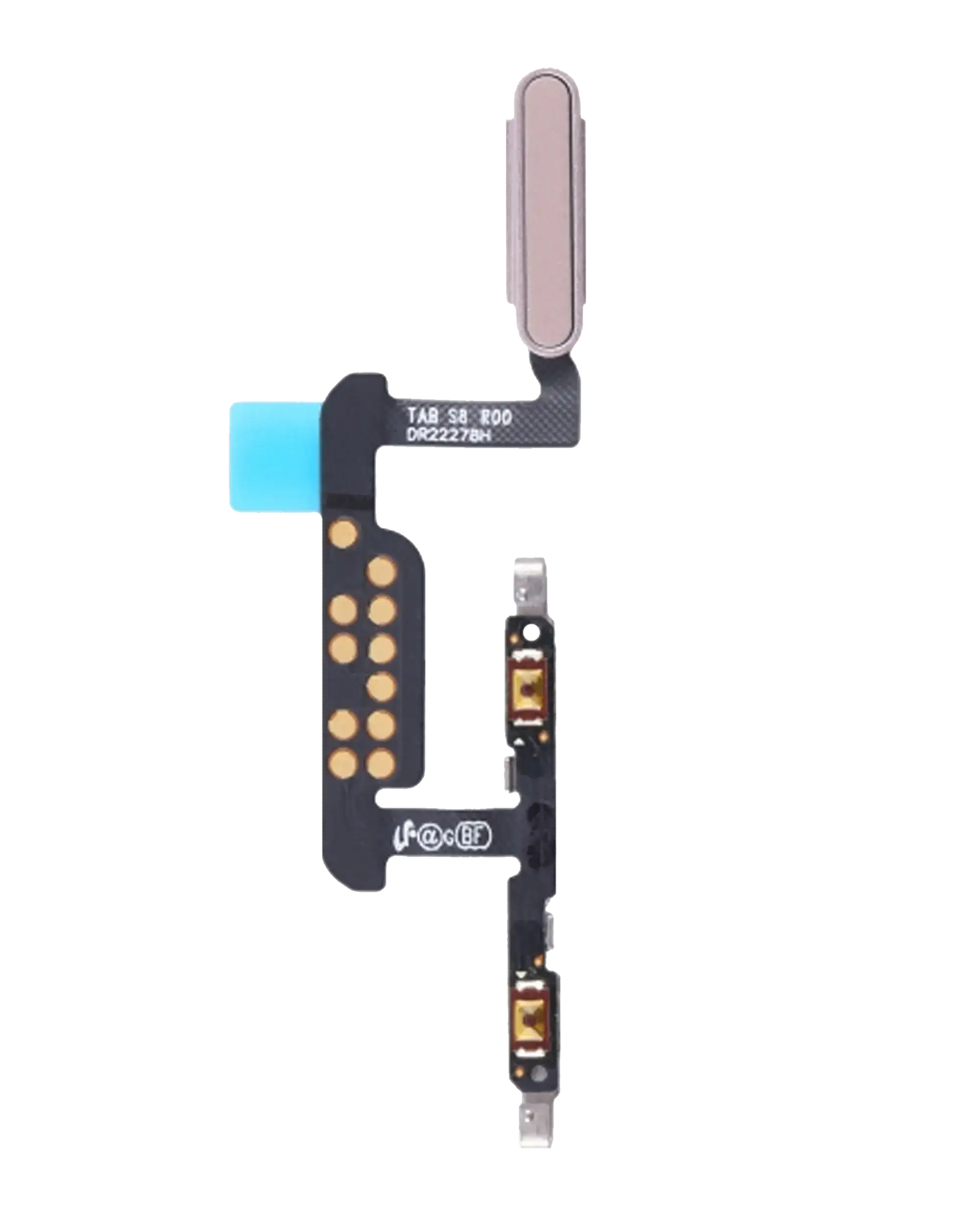 Fingerprint Sensor Cable With Flex Compatible For Samsung Galaxy Tab S8 (X700 / X706) (2022)  (Pink Gold)